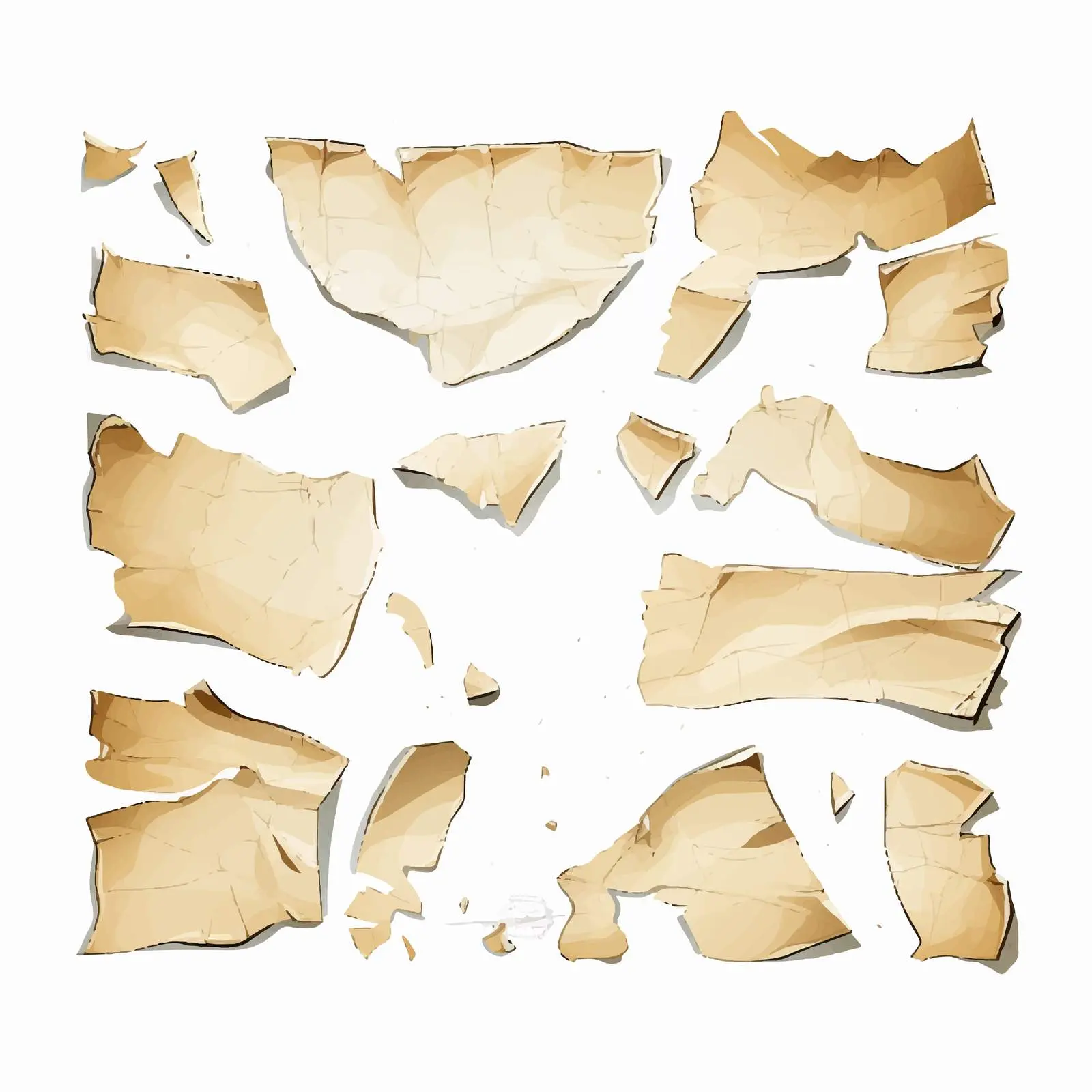 Ripped Paper and Tape Vector Design — free download from Dotvec