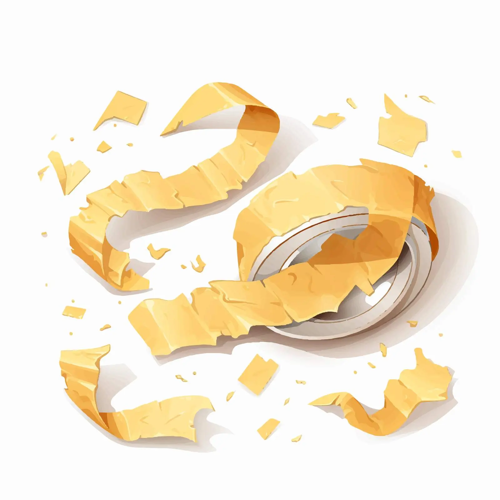 Ripped Paper with Tape Design Element – free artistic tape image from Dotvec