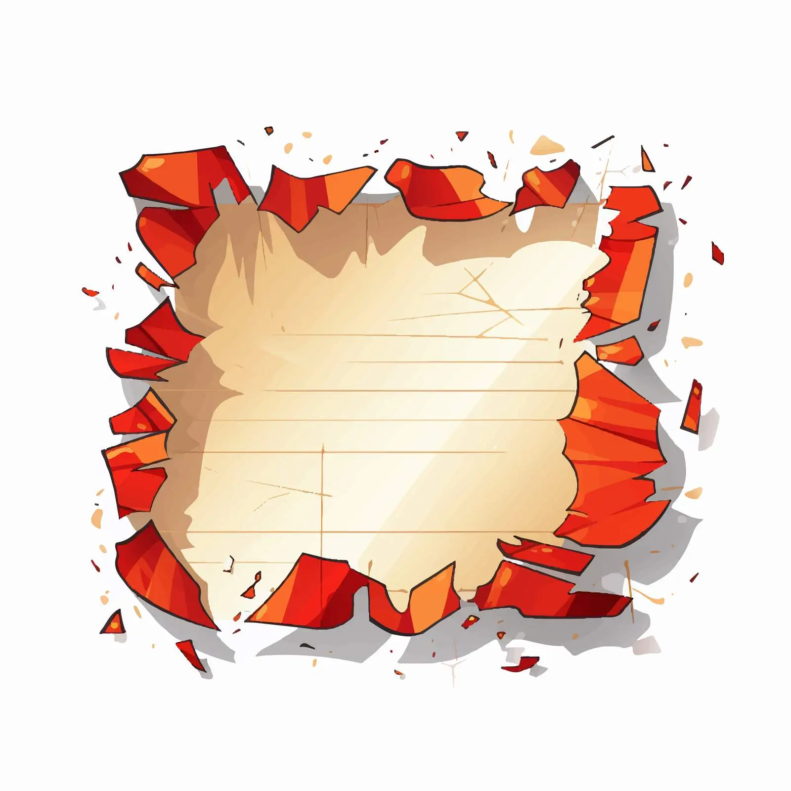 Ripped Paper with Tape Design Elements — free download from Dotvec