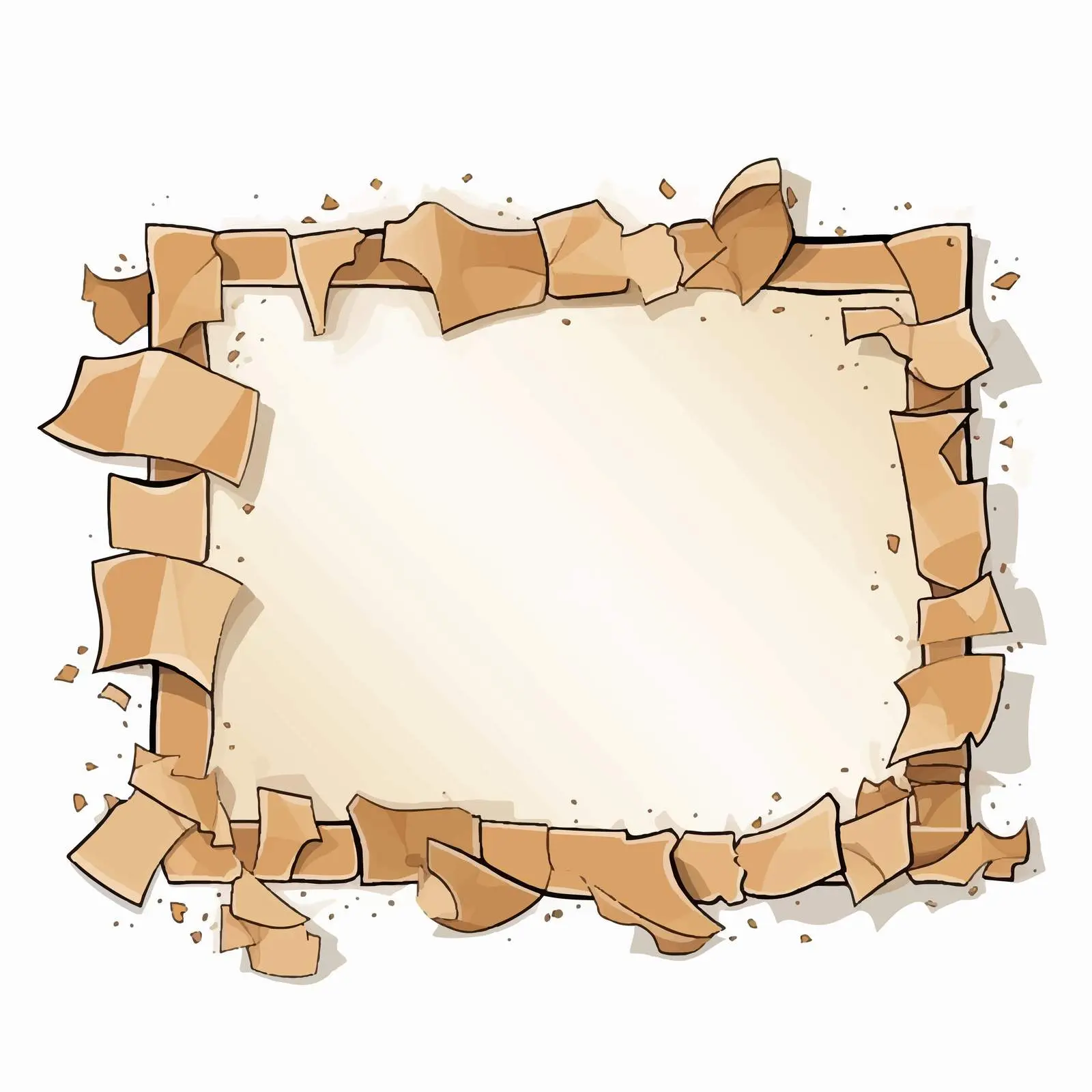 Ripped Paper and Tape Vector Design Element – free versatile graphic image from Dotvec