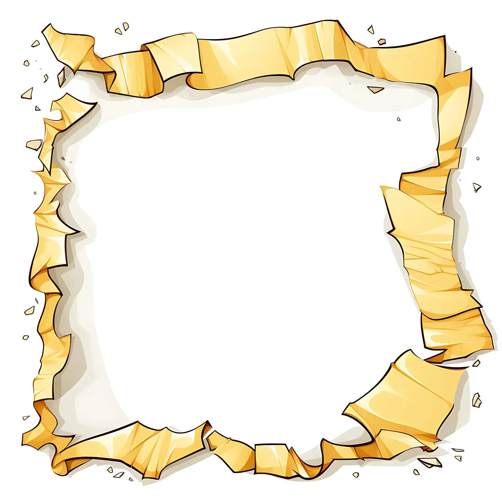 Ripped Paper with Tape for Creative Design – free torn paper image from Dotvec