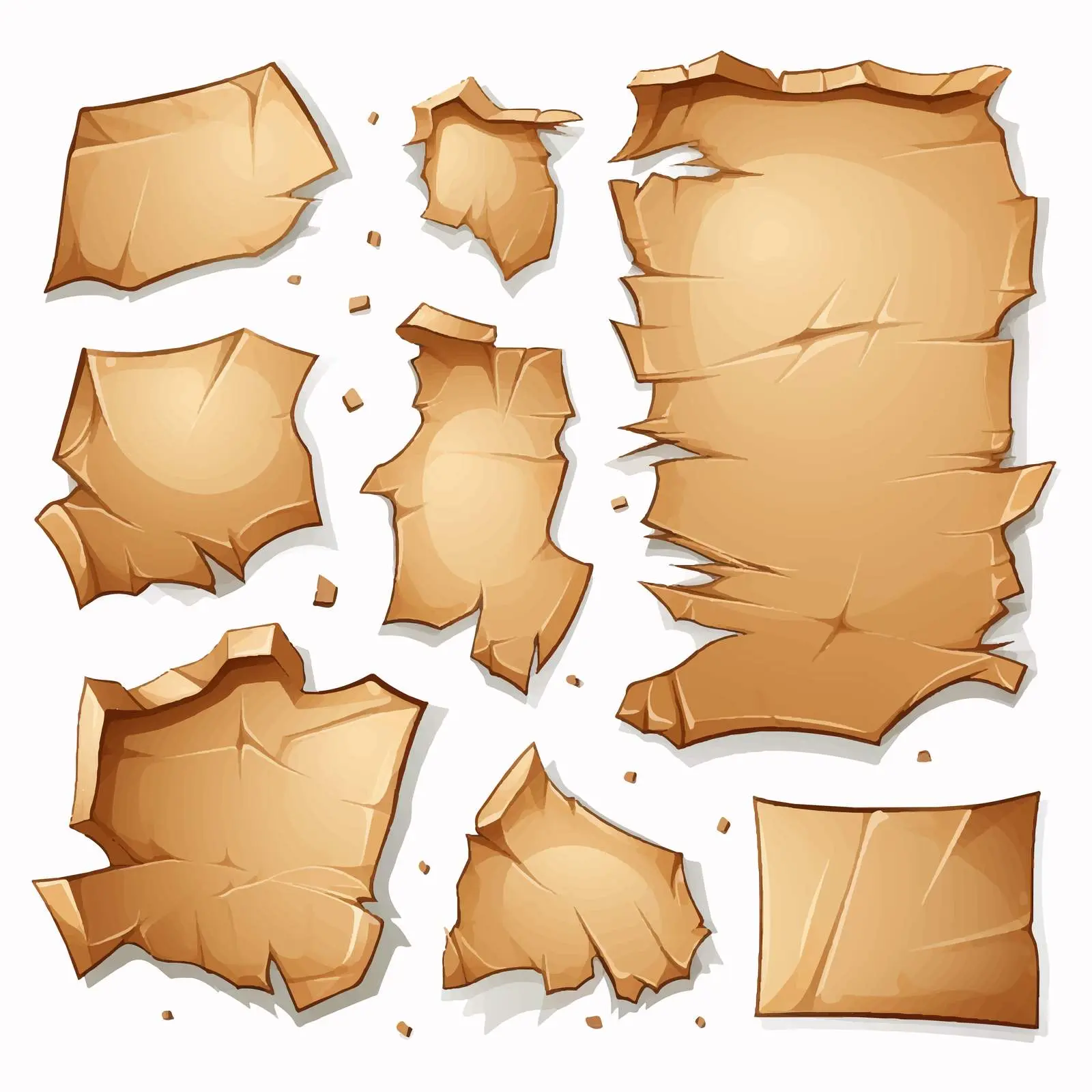 Ripped Paper with Tape Design Elements — free download from Dotvec