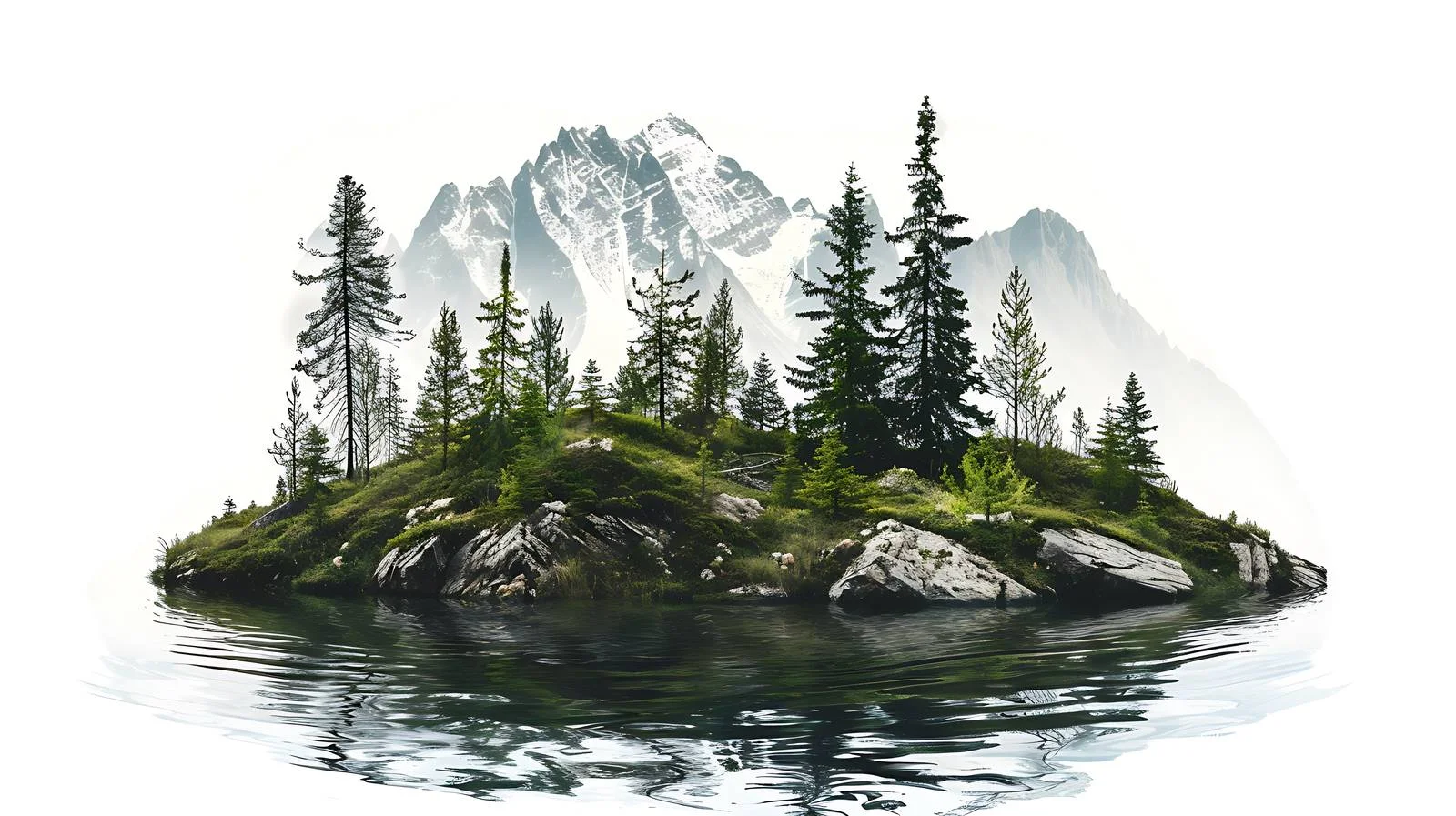 Tranquil River Flowing Through Forest — free download from Dotvec