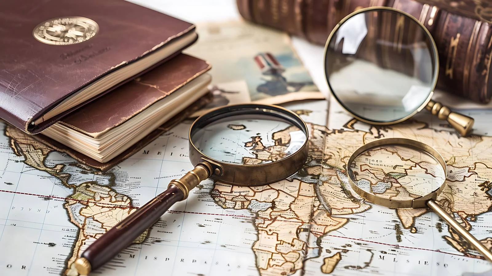 Navigational tools for book illustration – free road map image from Dotvec