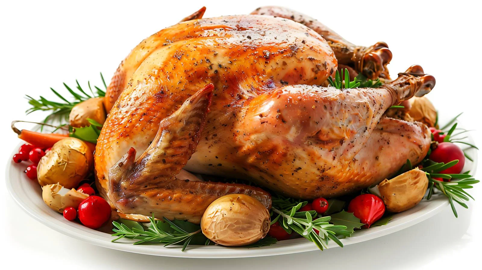 Savory Roast Turkey and Crispy Fried Chicken Delight Winter Festivities — free download from Dotvec