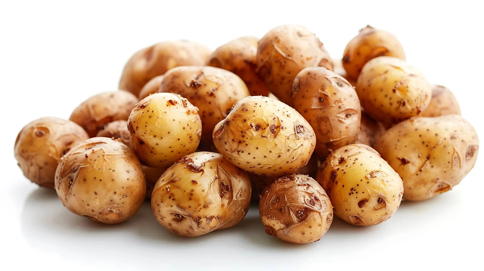 Roasted Young Potatoes on White Background — free download from Dotvec