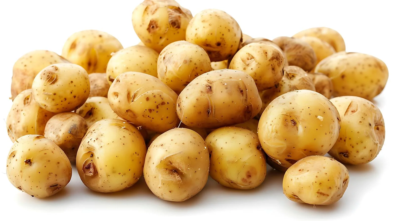 Crispy Roasted Baby Potatoes on White — free download from Dotvec