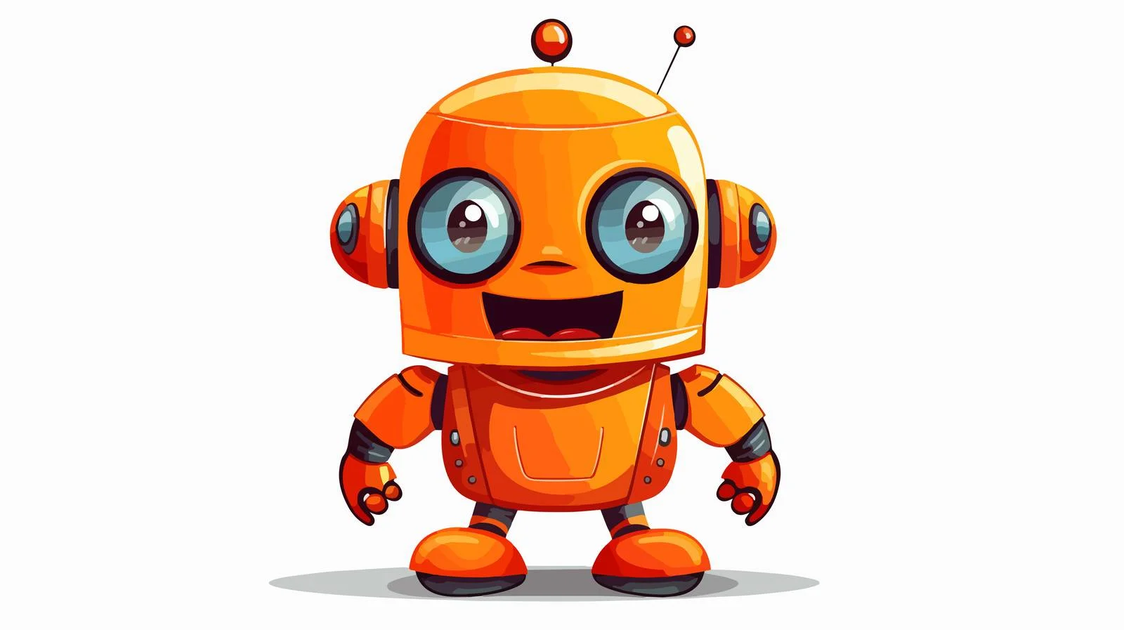Premium Robot Toy Cartoon Illustration — free download from Dotvec