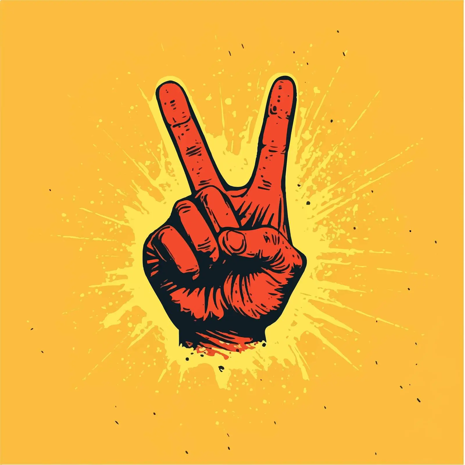 Rock Music Hand Gesture Icon Vector — free download from Dotvec