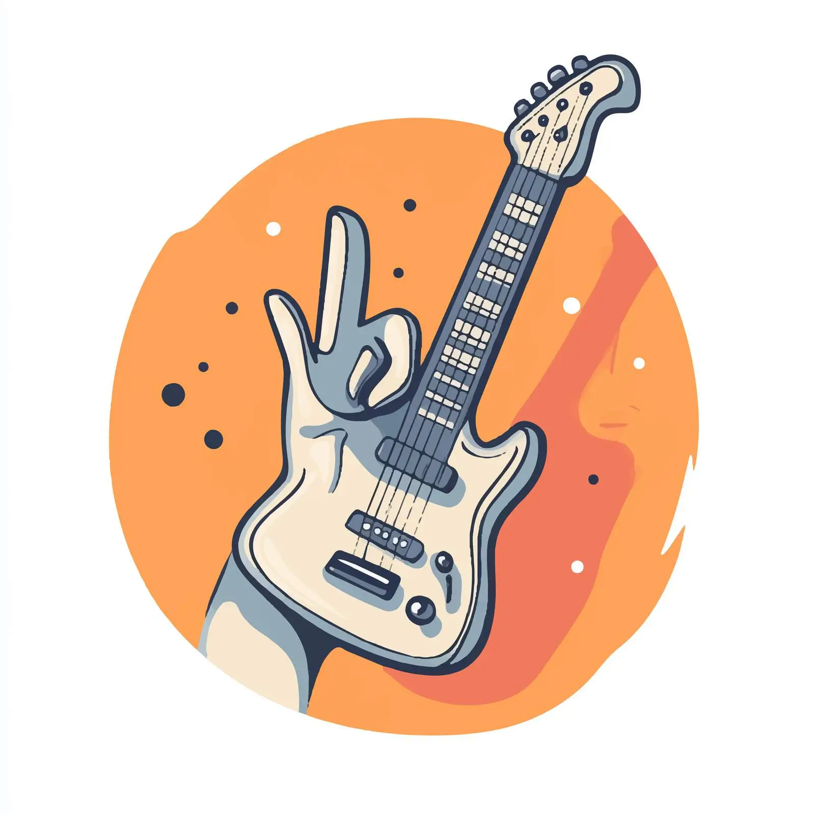 Rock Music Concept Hand Gesture Icon — free download from Dotvec