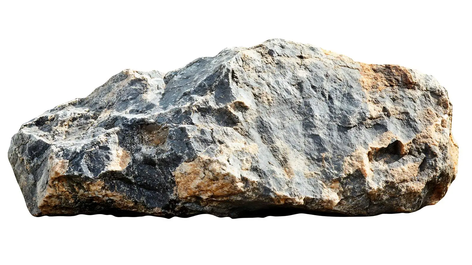 Isolated Rock Stone with Clipping Path — free download from Dotvec