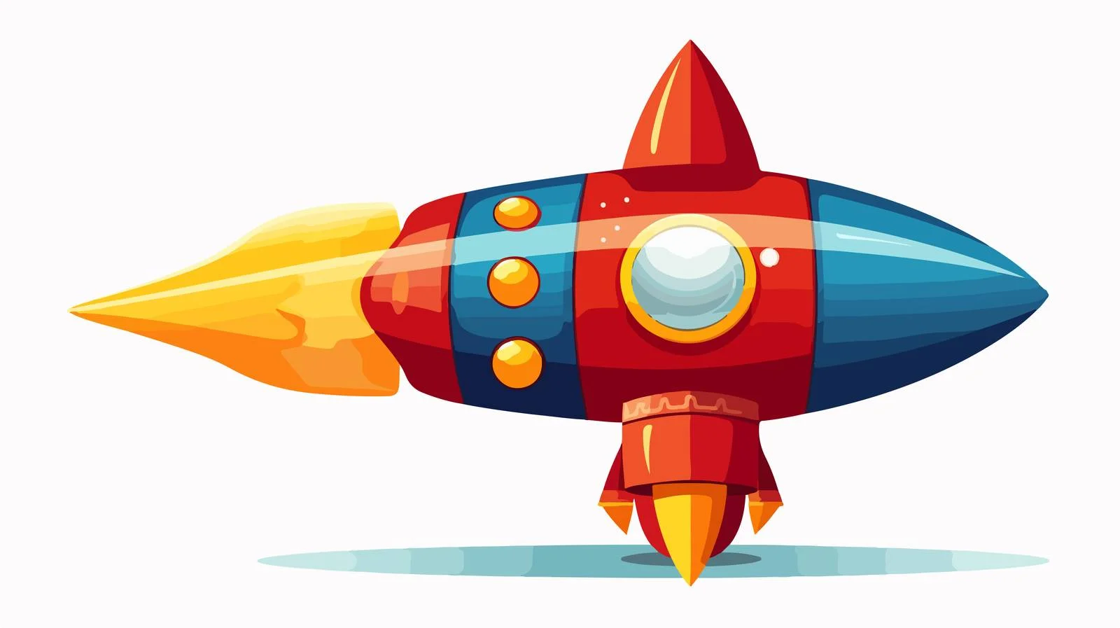Rocket Toy Cartoon Image — free download from Dotvec