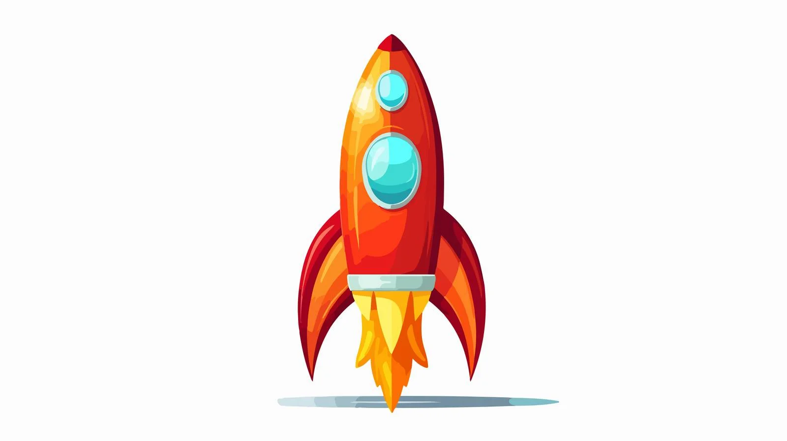 Premium Rocket Cartoon Vector Illustration — free download from Dotvec
