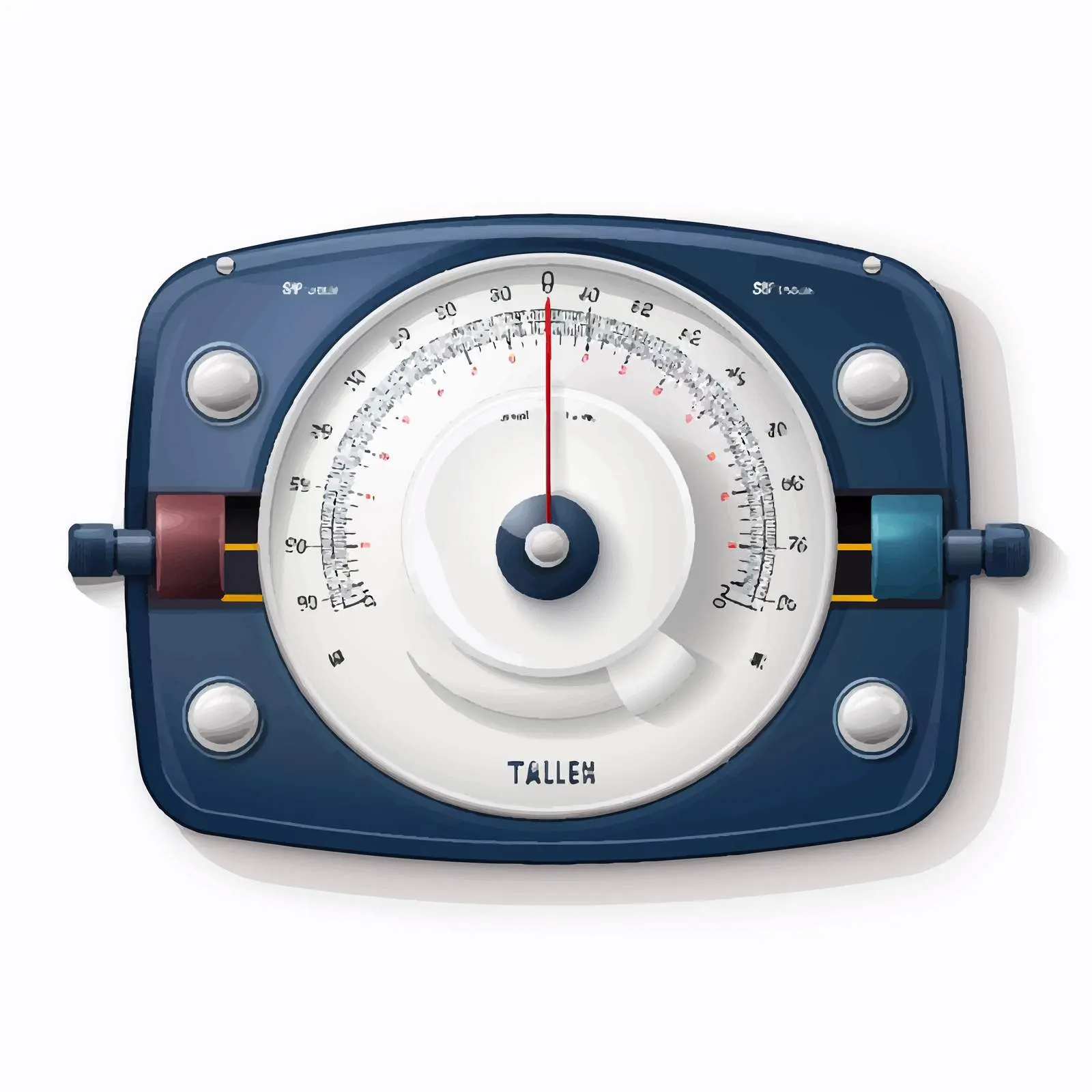 Vector Illustration of Roll Meter on White Background — free download from Dotvec