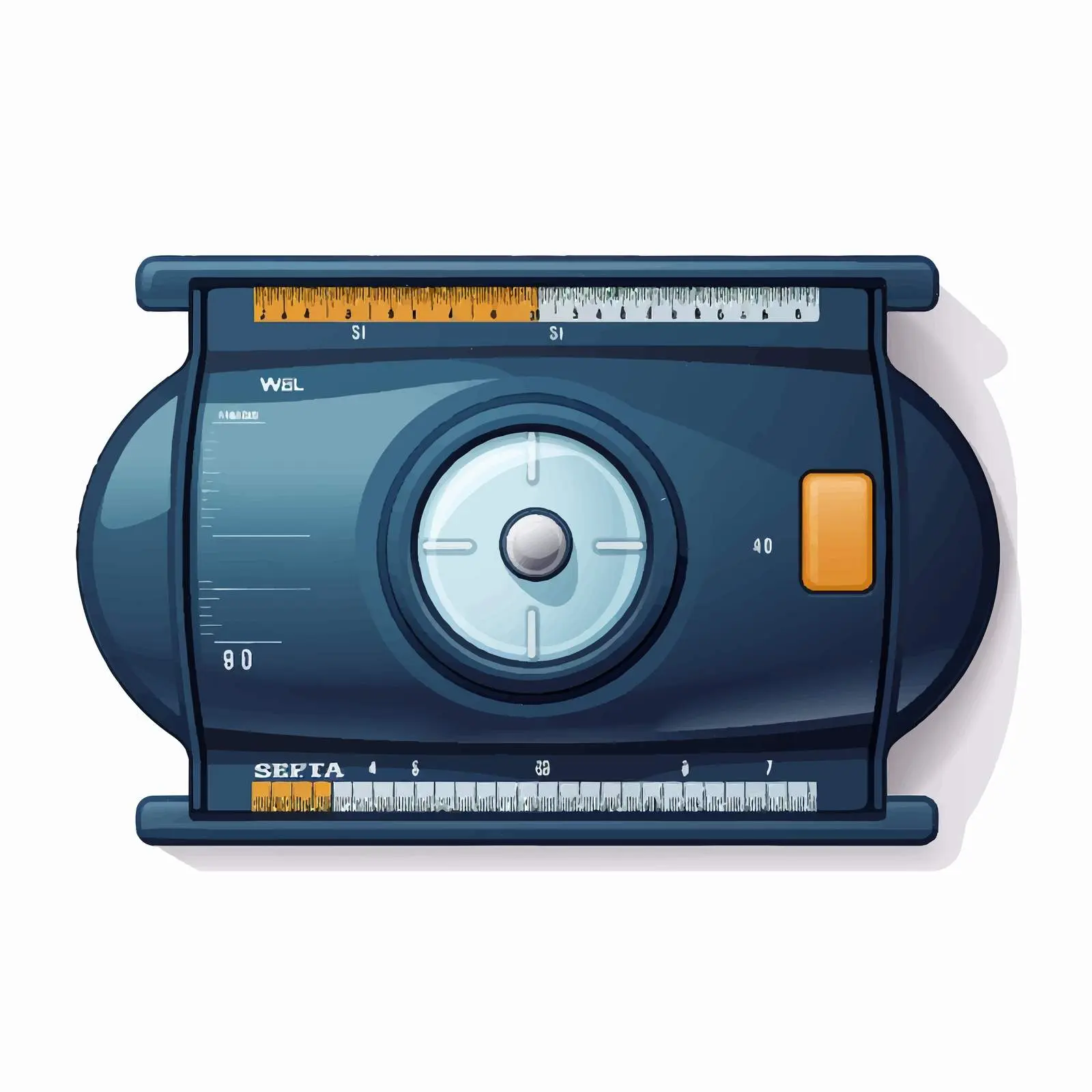 Roll Meter Vector Illustration on White Background — free download from Dotvec