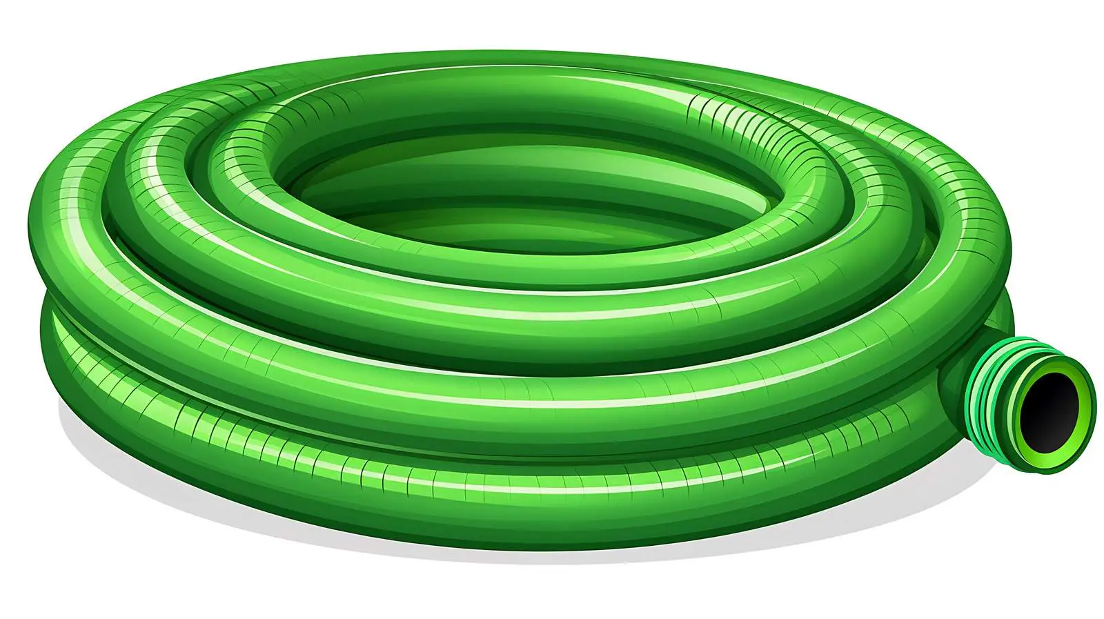 Green Hose Roll Illustration — free download from Dotvec