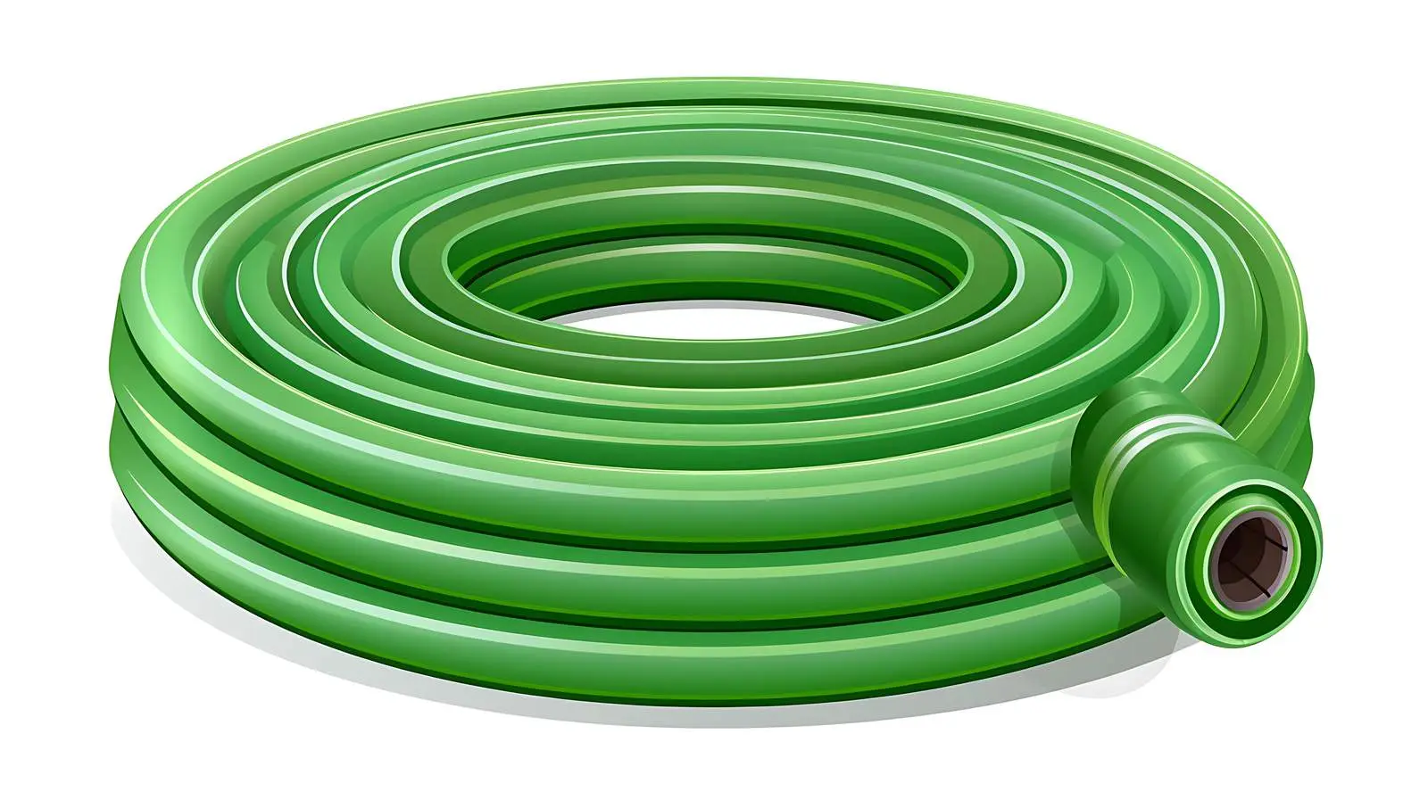 Green Hose Roll Illustration — free download from Dotvec