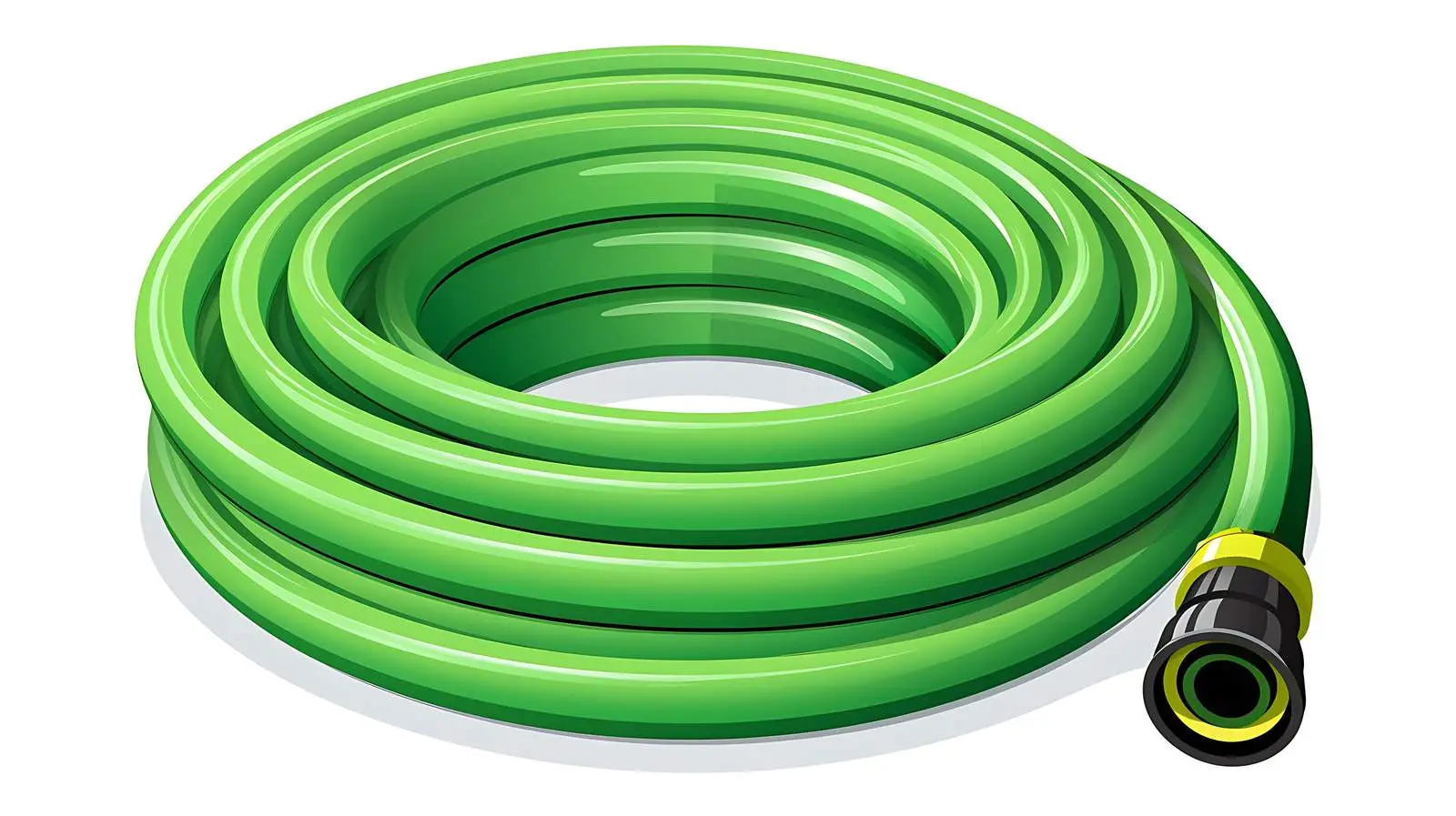 Green Hose Roll Illustration — free download from Dotvec
