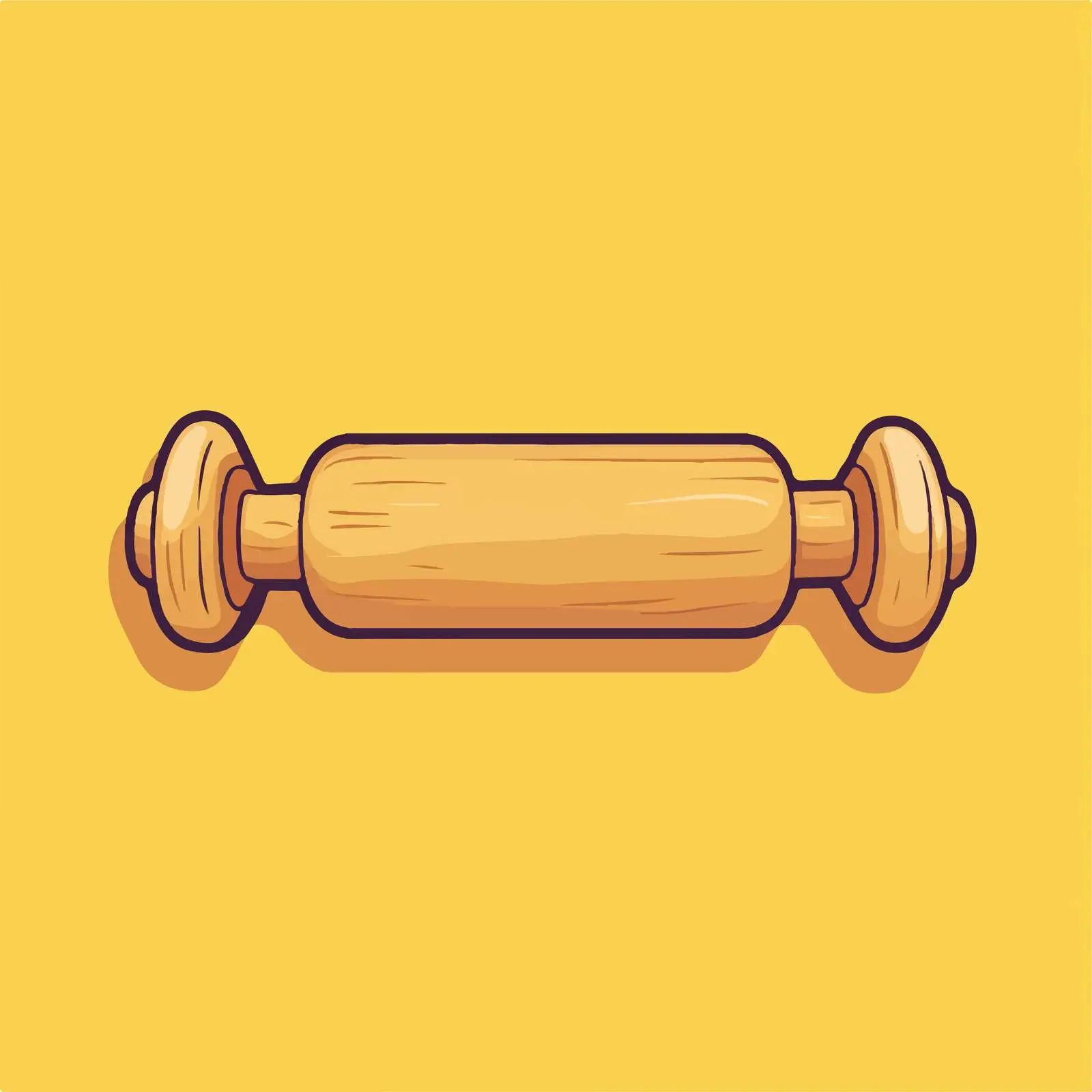 Cartoon Rolling Pin Vector Sketch Design – free sketch illustration image from Dotvec