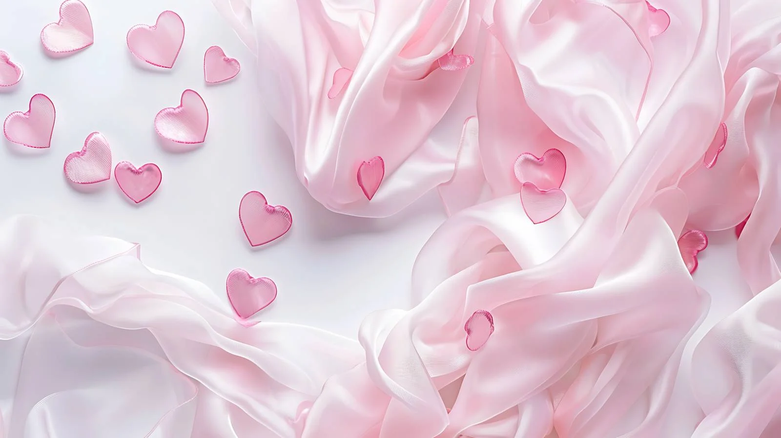 Elegant Valentine's Day Hearts Wallpaper Design — free download from Dotvec