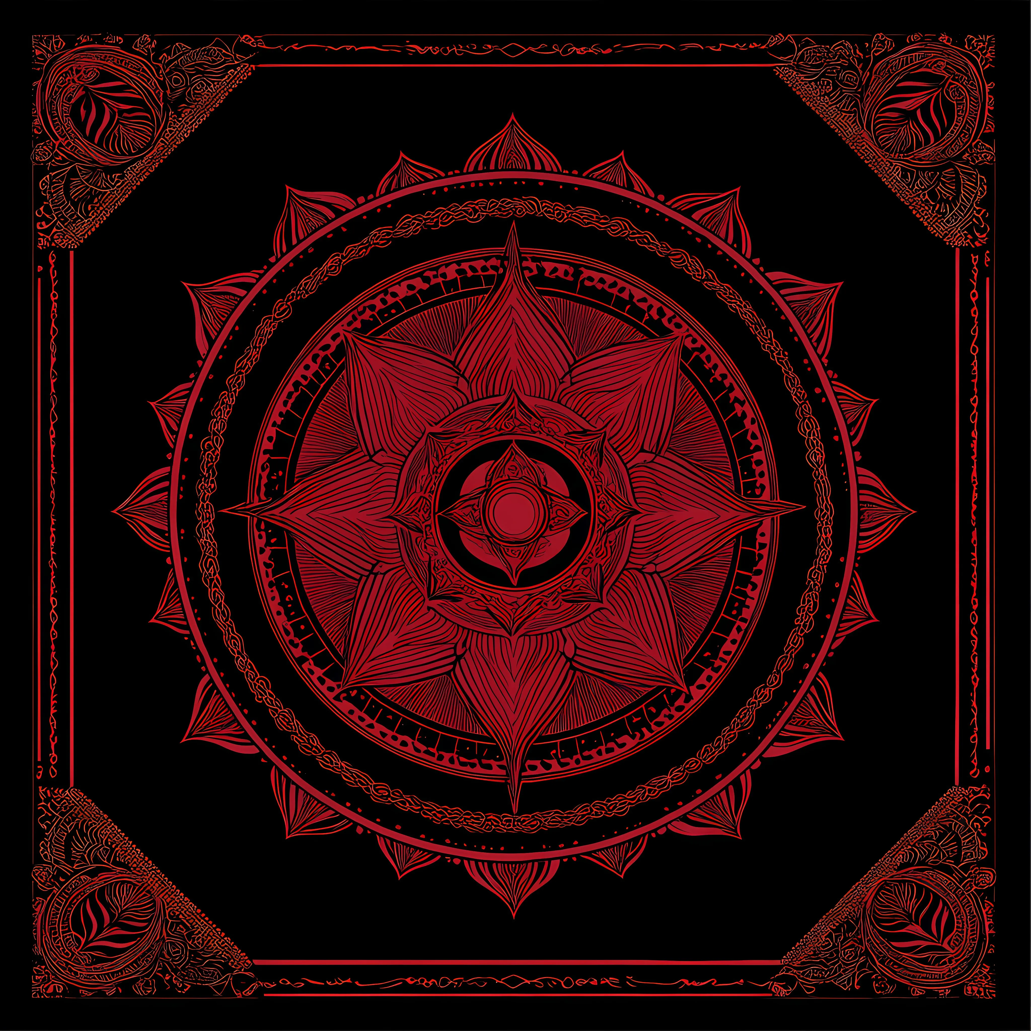 Root Chakra Muladhara Tantrism Vector Illustration — free download from Dotvec