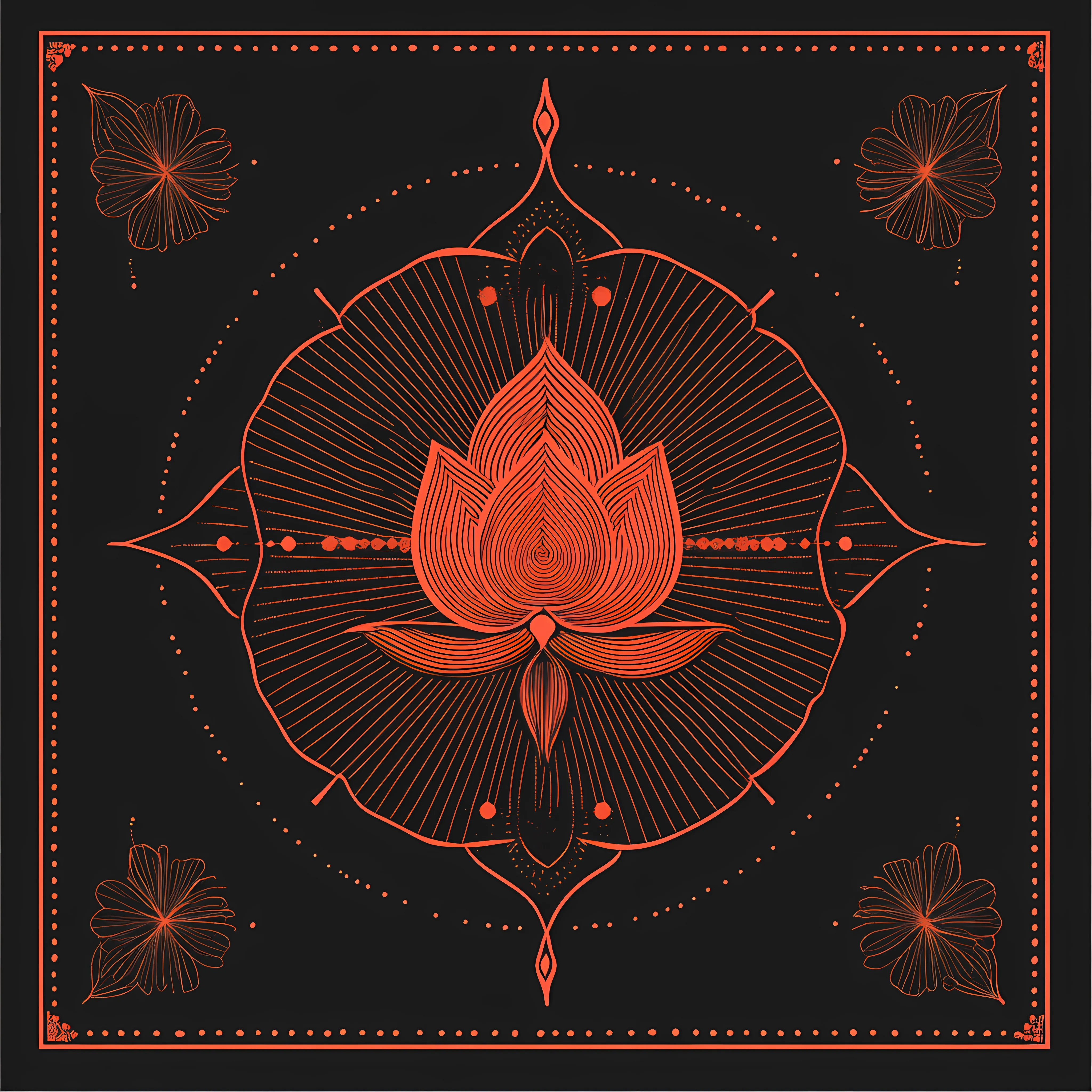 First Chakra Muladhara Esoteric Vector Illustration — free download from Dotvec
