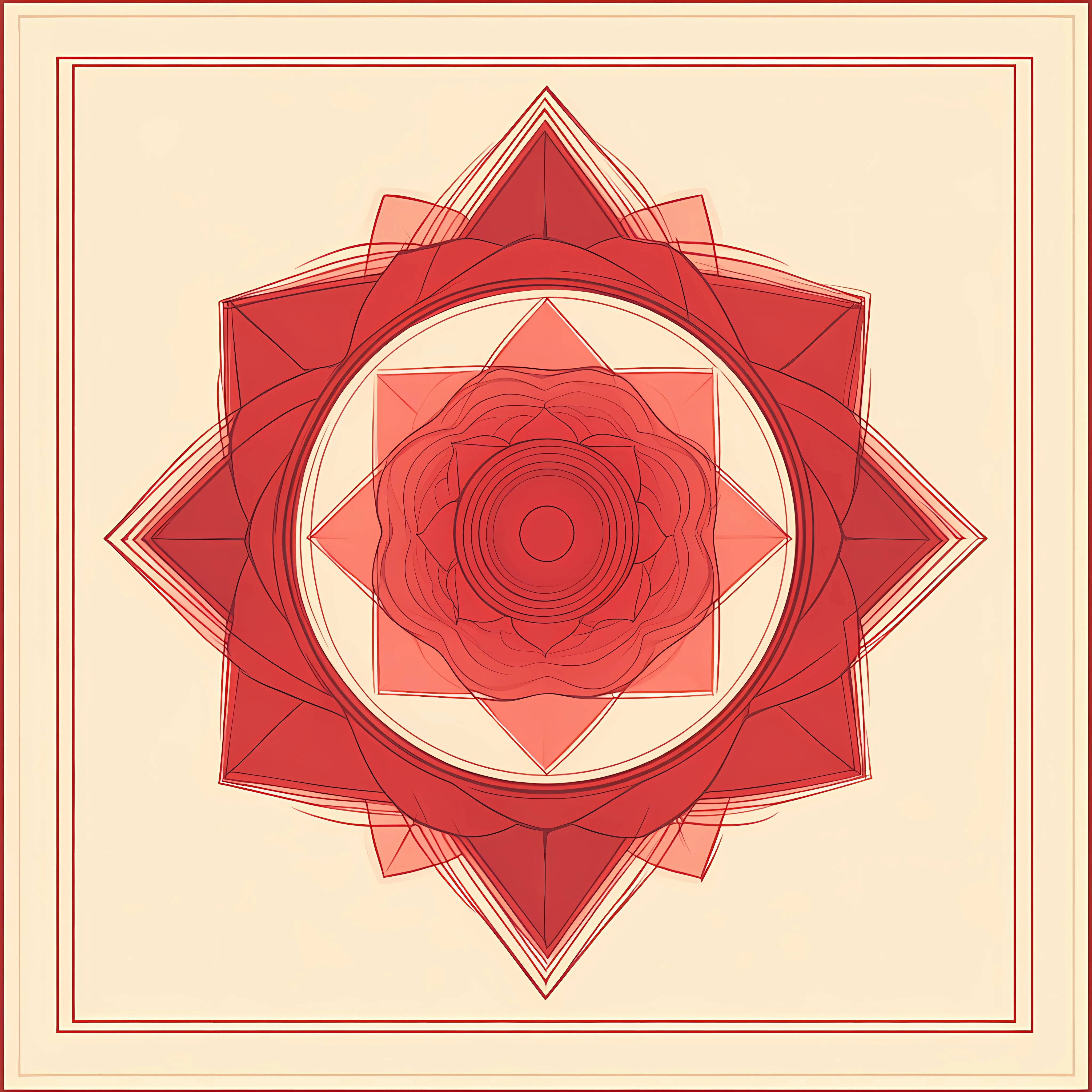 Muladhara Chakra Flat Vector Illustration — free download from Dotvec