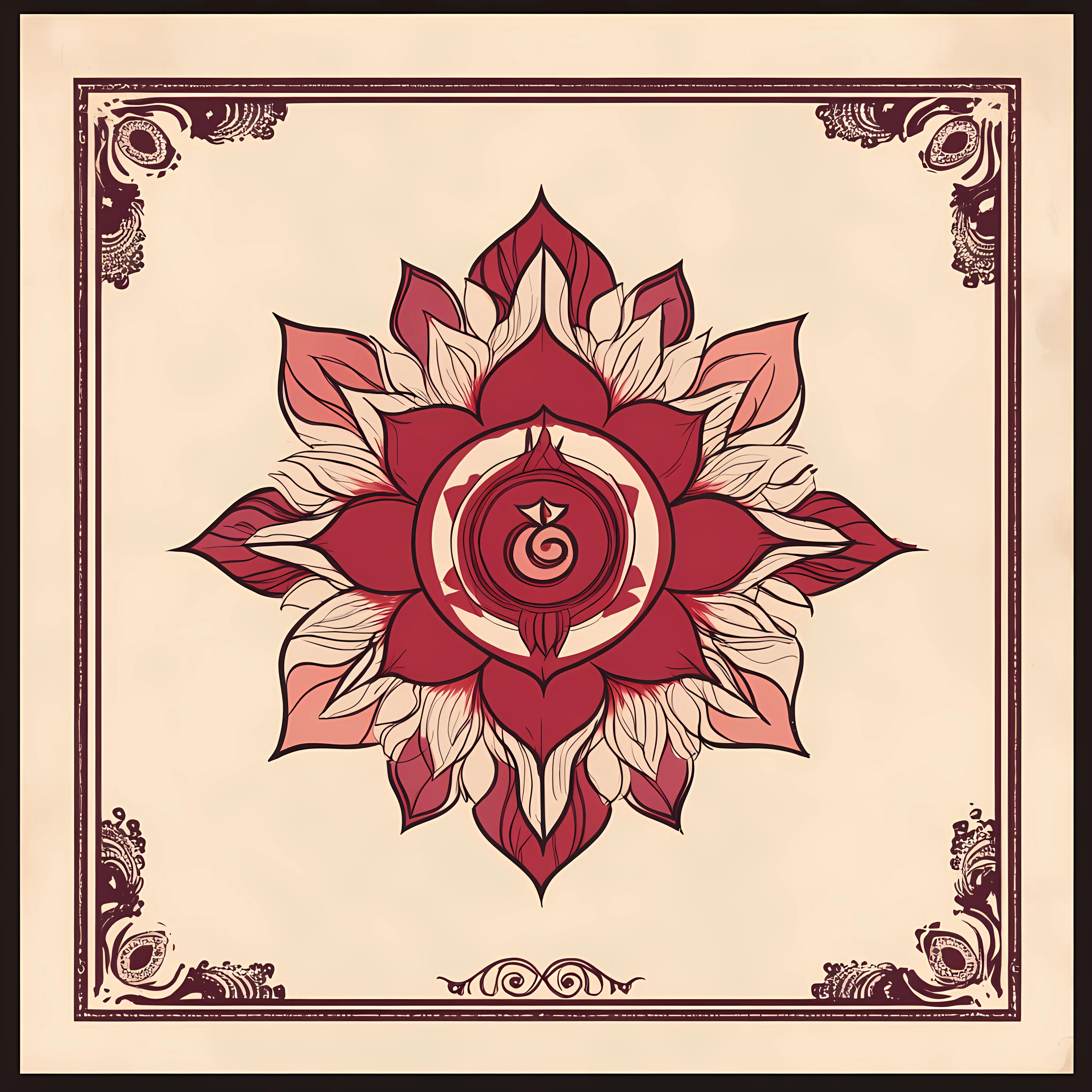 Esoteric Flat Vector Illustration of Muladhara Chakra – free muladhara image from Dotvec
