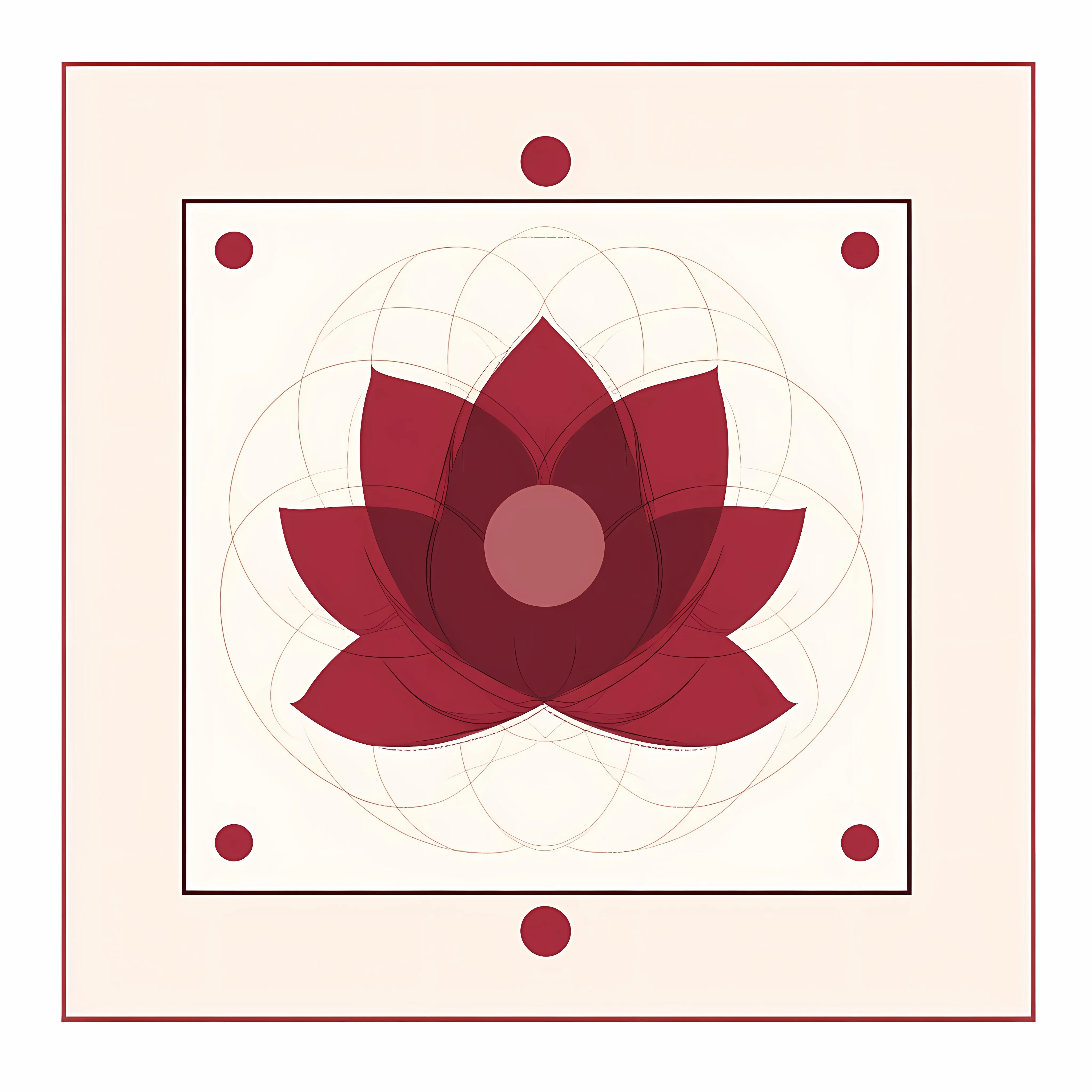 Muladhara Chakra Flat Vector Illustration — free download from Dotvec