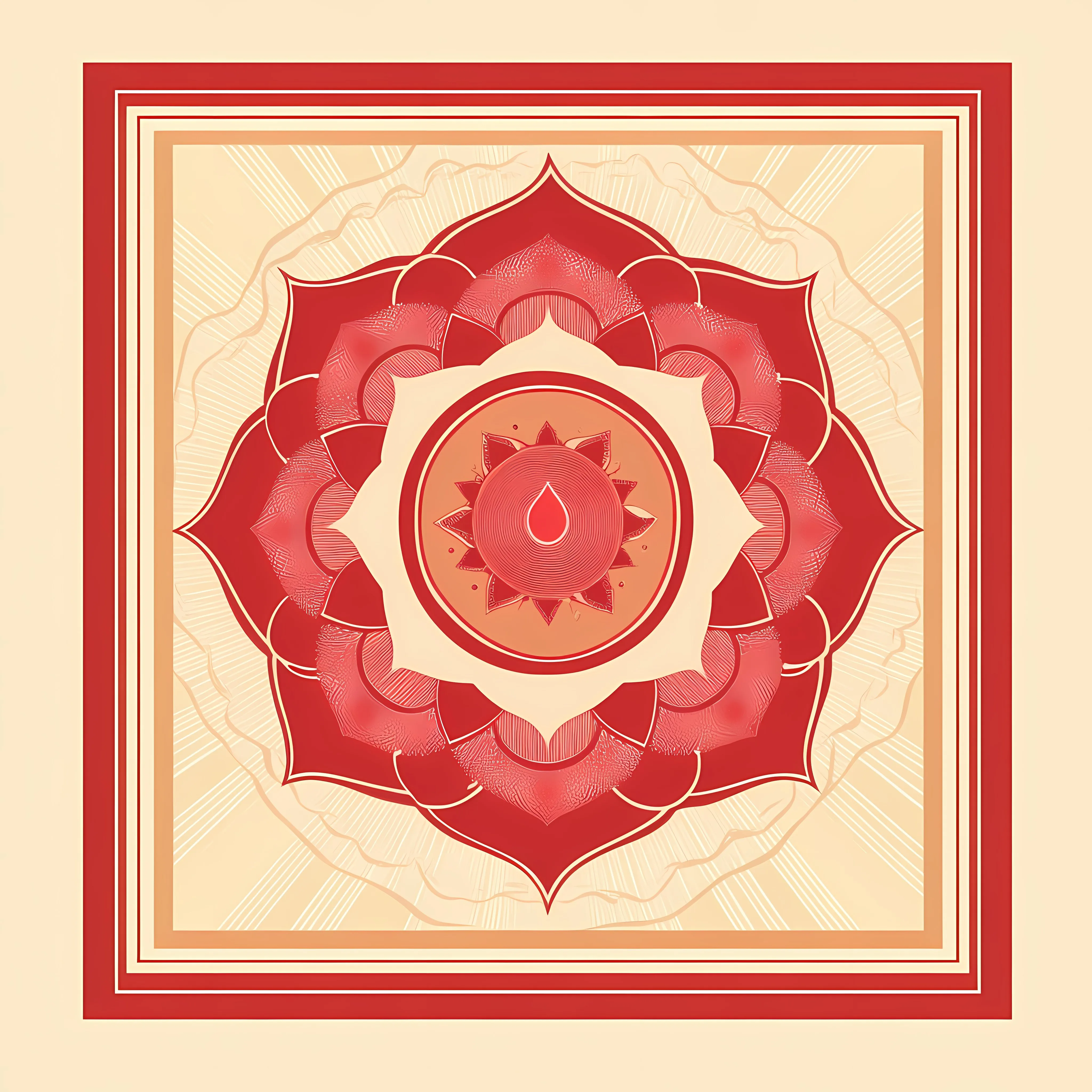 Muladhara Chakra Mandala Vector Illustration — free download from Dotvec