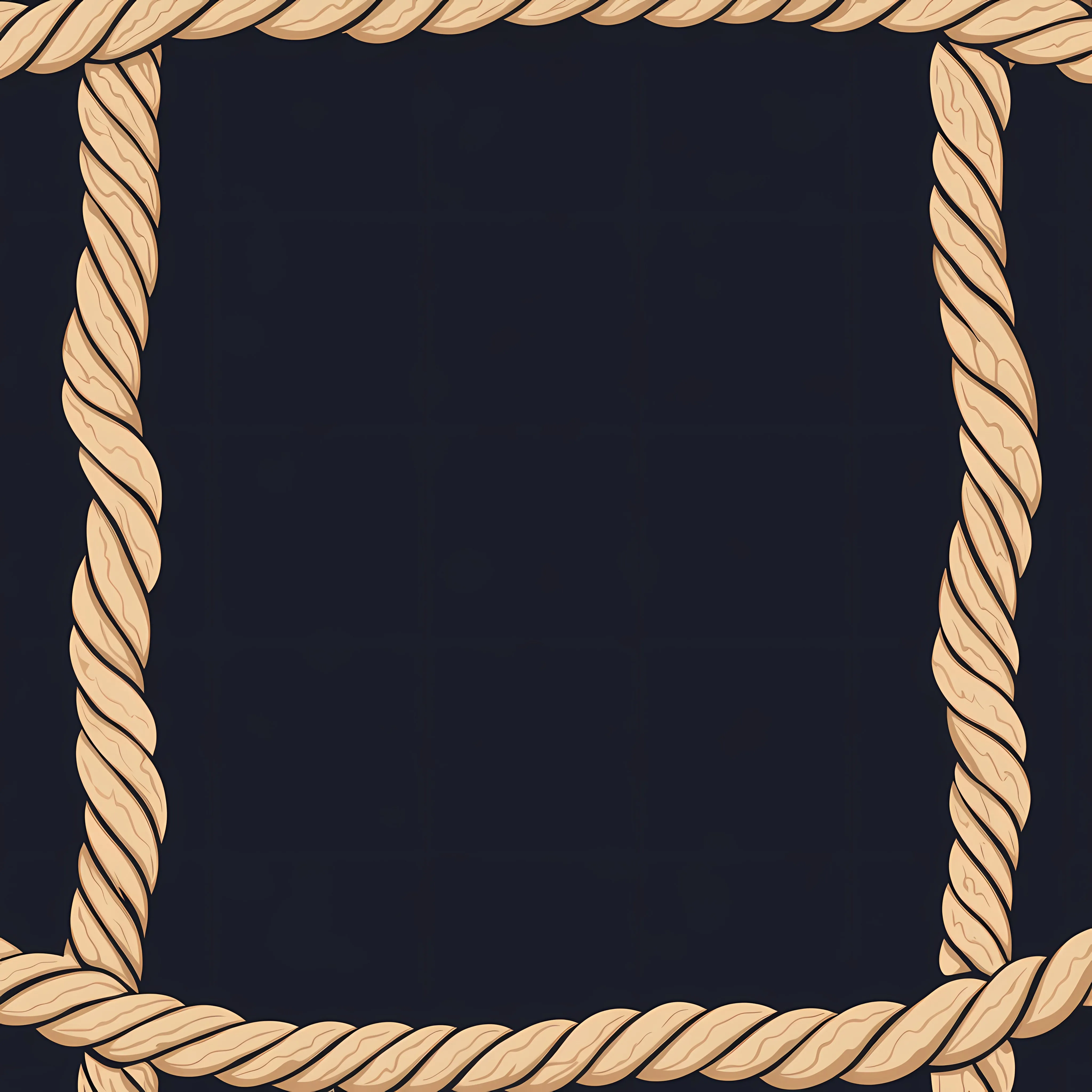 Minimal Frame Rope Flat Vector Illustration — free download from Dotvec