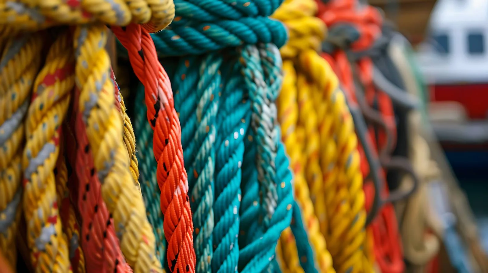 Stored Ropes from Sodebo Trimaran in Shed — free download from Dotvec