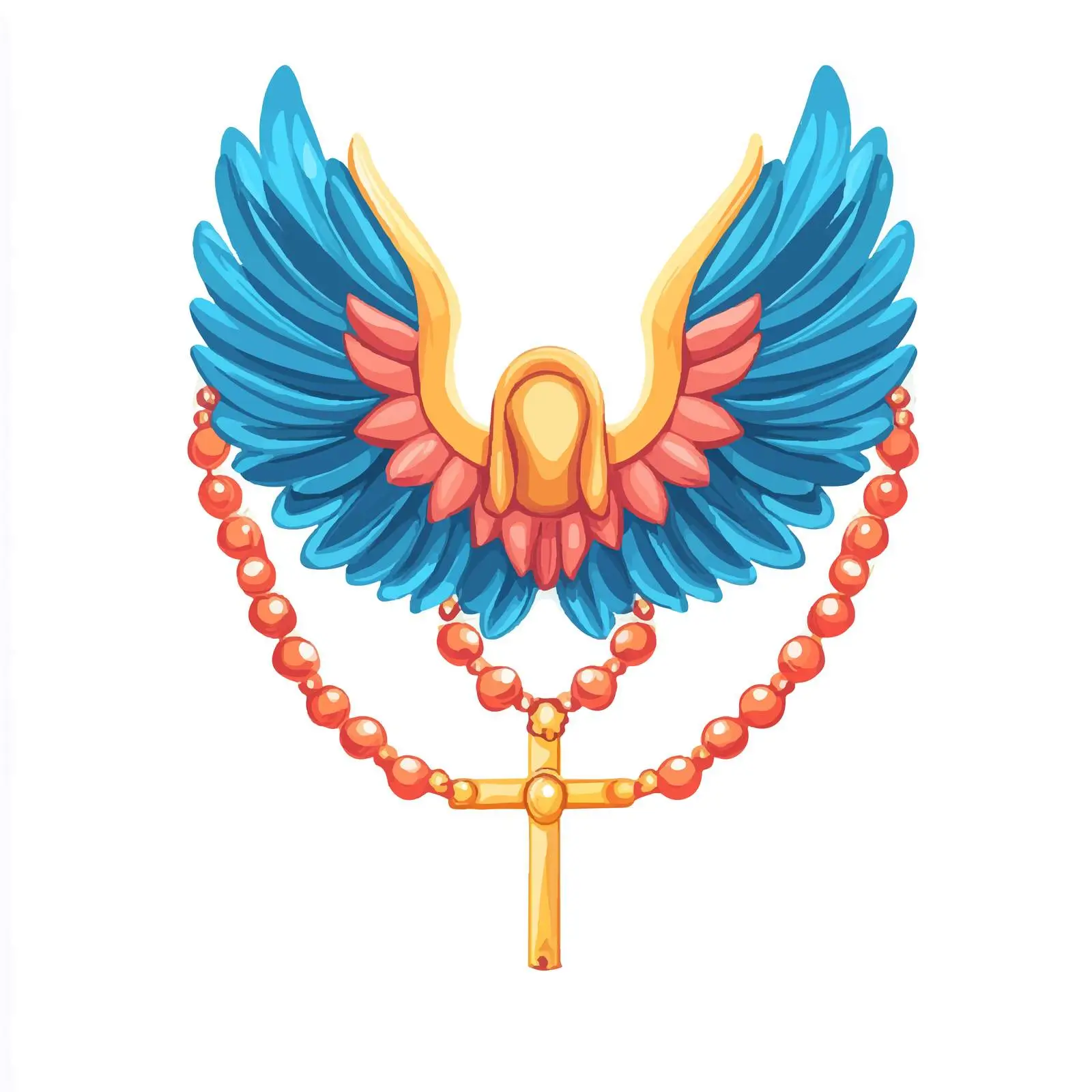 Catholic Rosary Vector Icon Design — free download from Dotvec