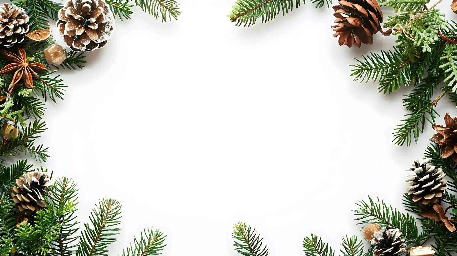 Festive Holiday Frame with Sparkles — free download from Dotvec