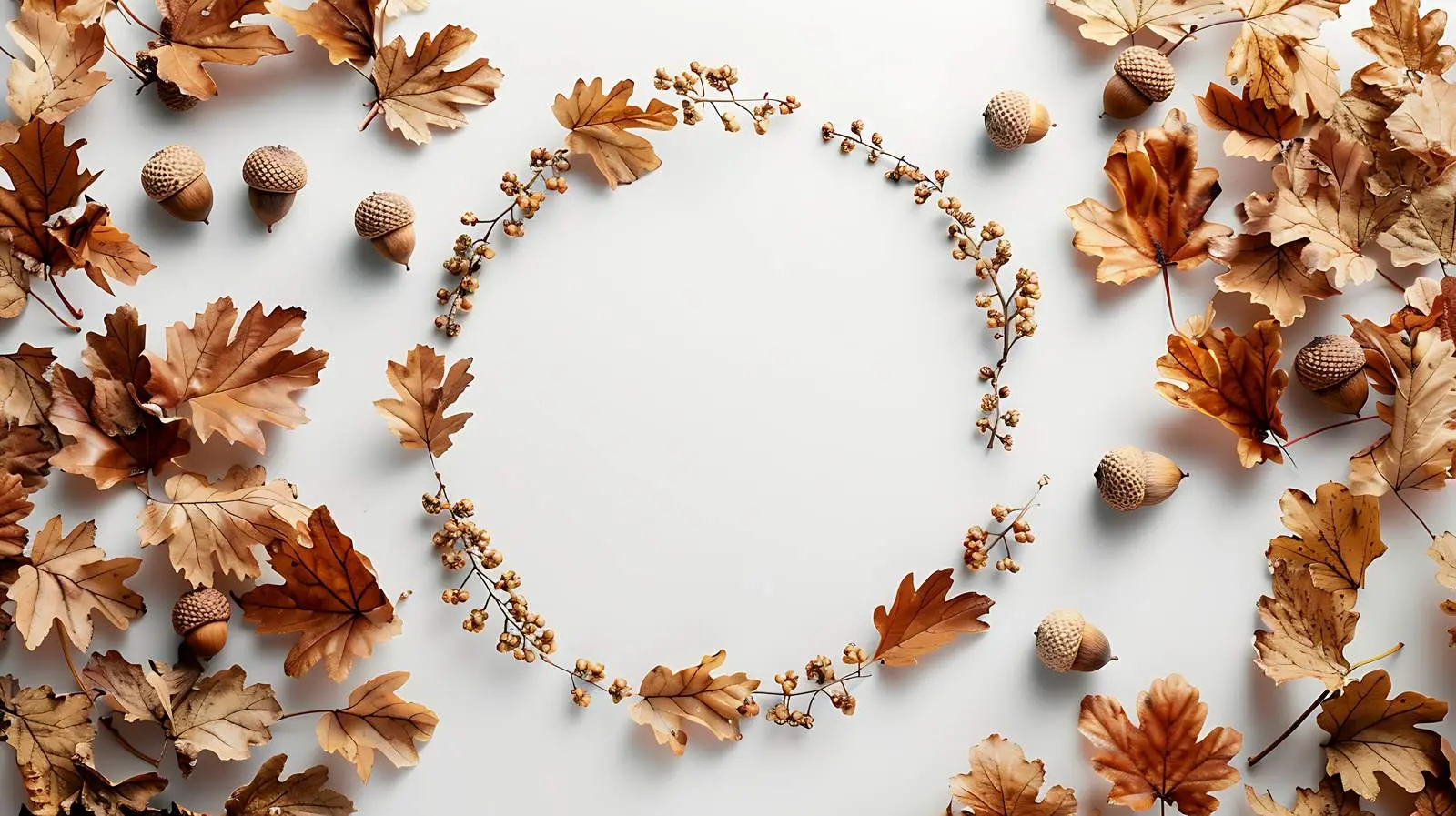 Beige Peony and Protea Dried Flower Wreath — free download from Dotvec