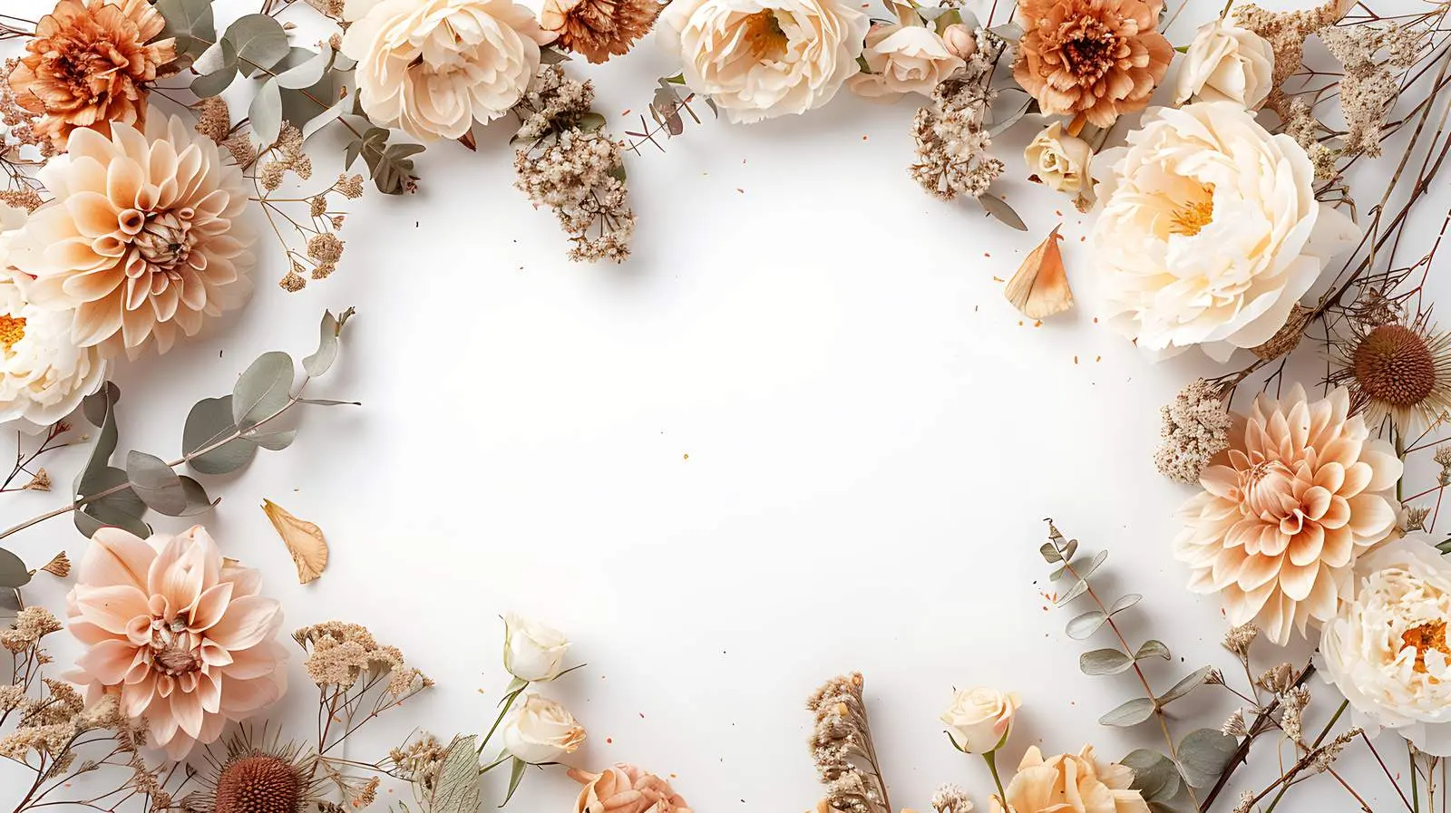 Dried Oak Leaves Wreath with Acorns – free personalized gift image from Dotvec