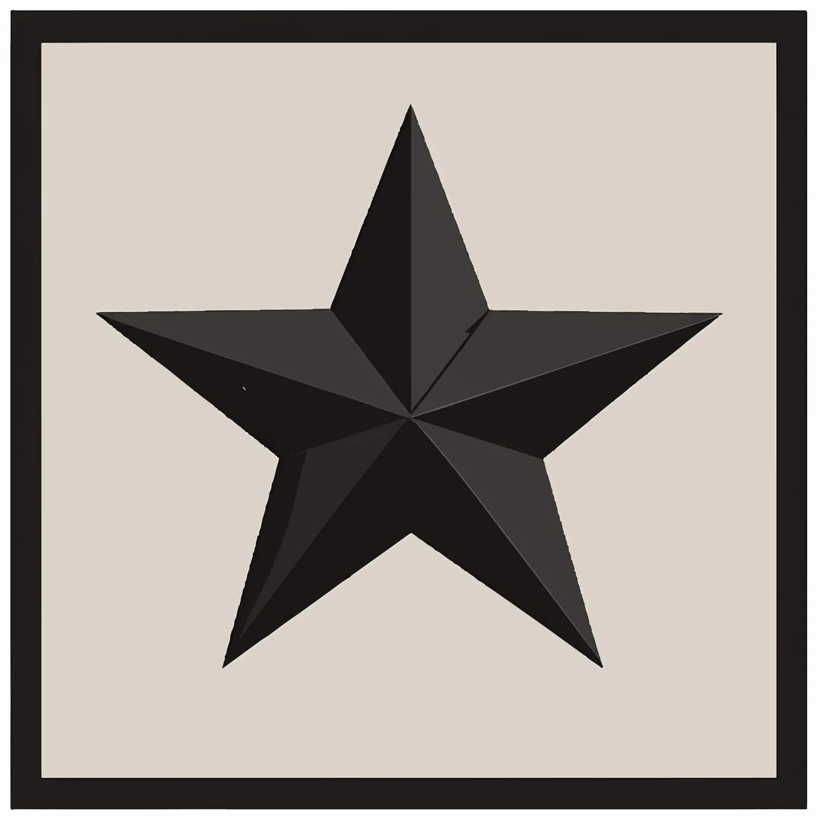 Rounded Black Star Flat Vector Illustration — free download from Dotvec