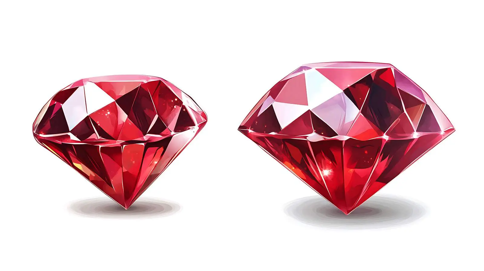 Exquisite Royal Ruby Red Diamond Jewelry — free download from Dotvec