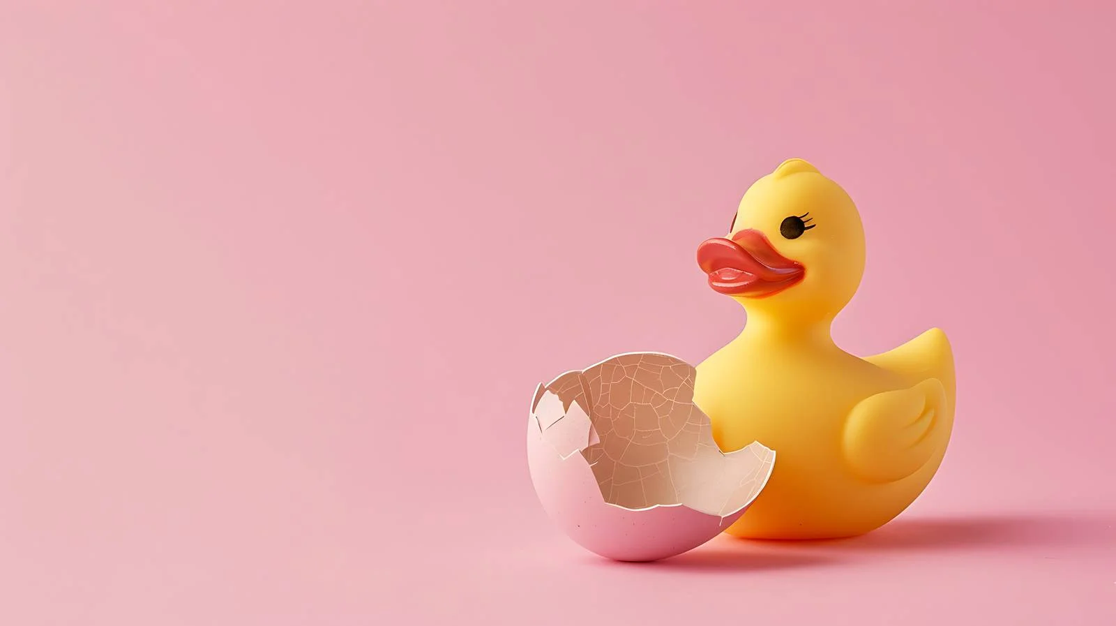 Rubber Duck with Cracked Eggshell — free download from Dotvec