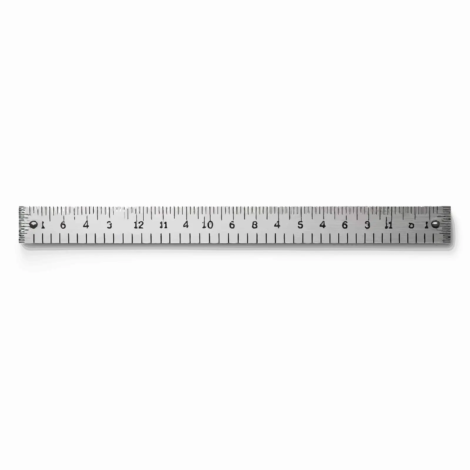 Vector Ruler Line Illustration on White Background — free download from Dotvec