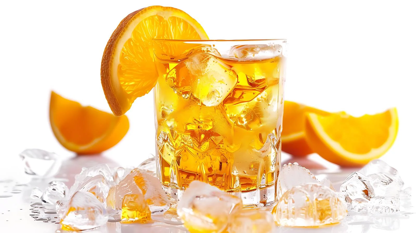 Exquisite Cocktail with Ice in Glass — free download from Dotvec