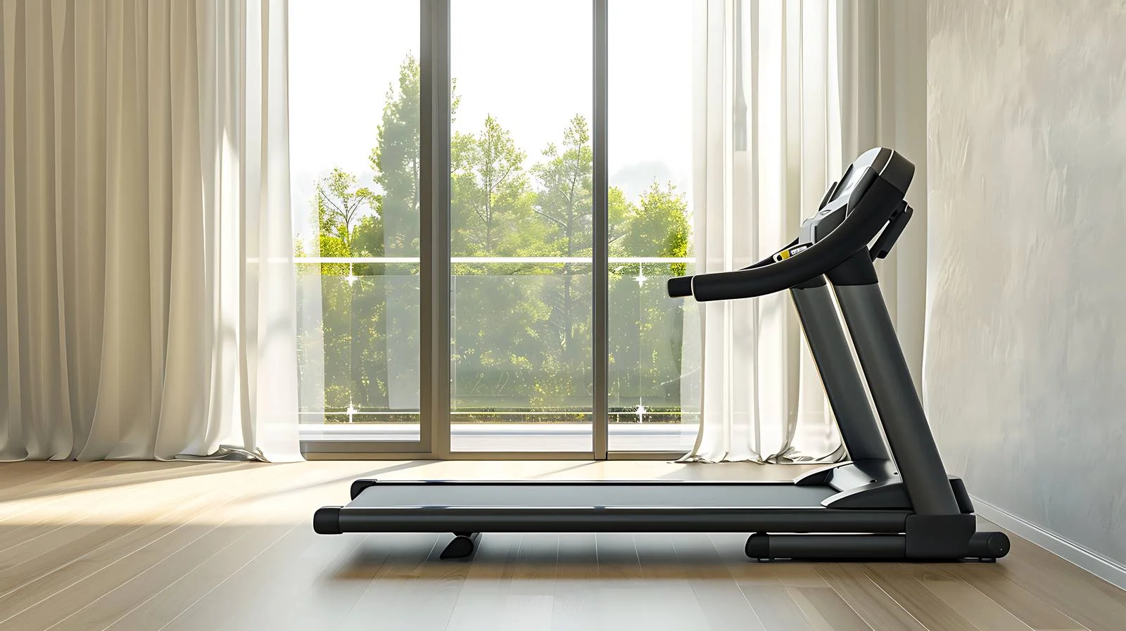 Room with Running Machine by Windows — free download from Dotvec