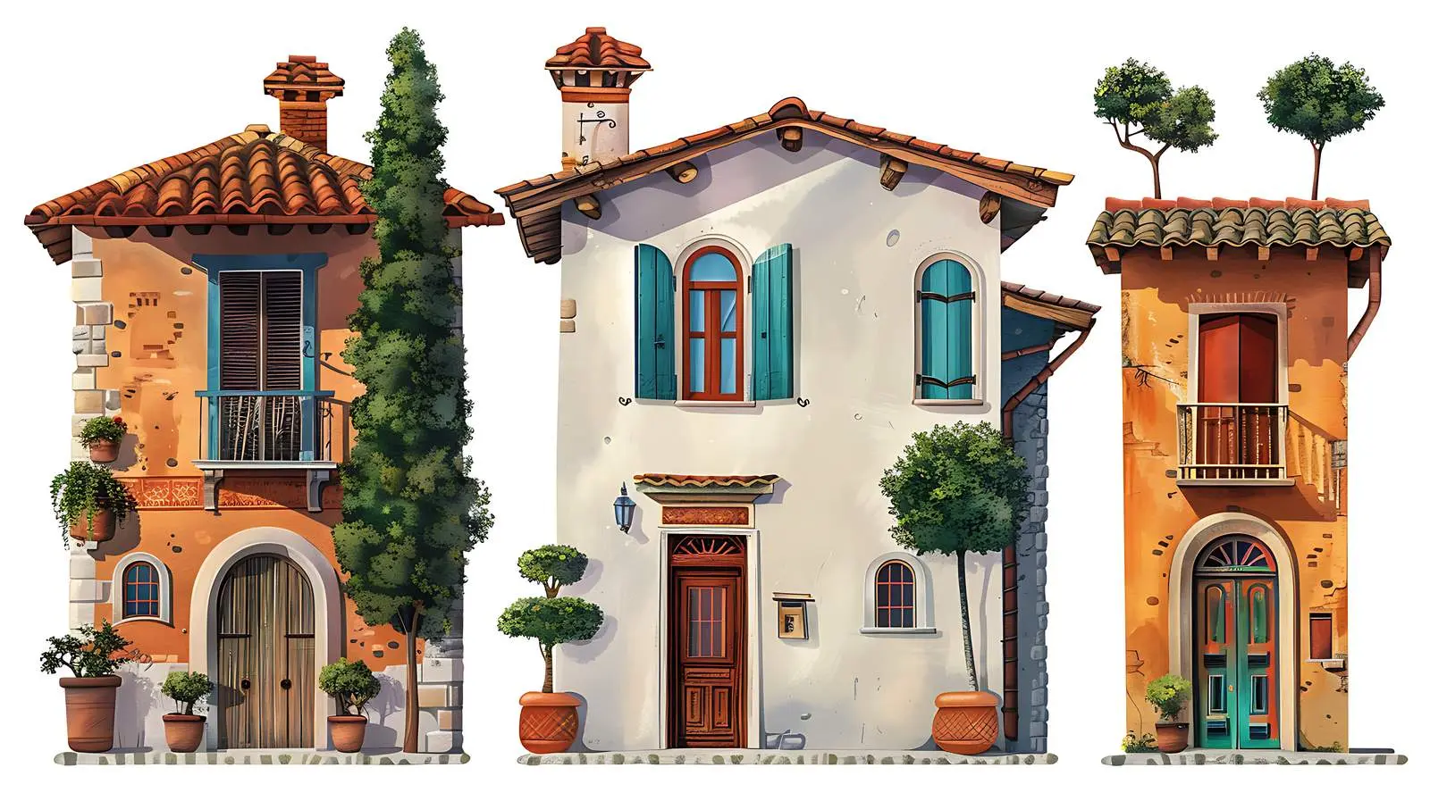 Rustic Architecture in Italy: Traditional European Charm – free rural scene image from Dotvec