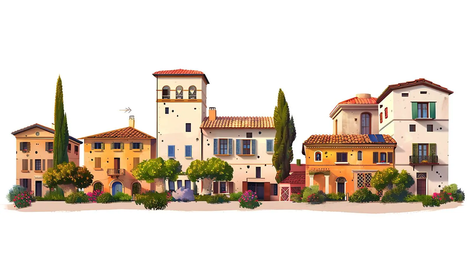 Rustic Italian Architecture in Historic Europe – free tourist attractions image from Dotvec