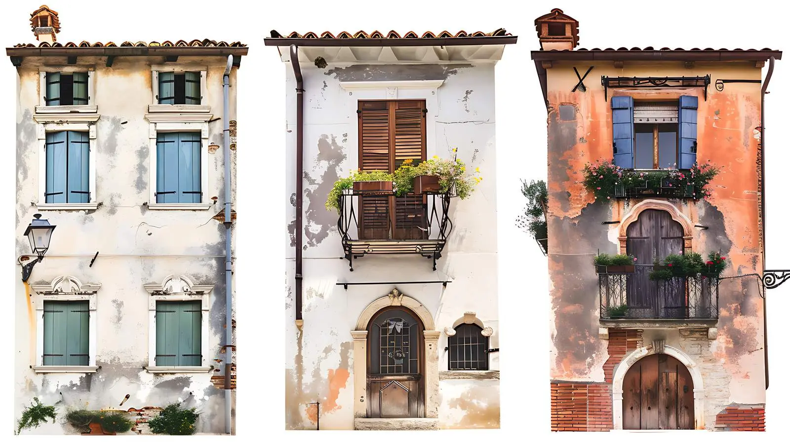 Rustic Italian Architecture in Historic Europe — free download from Dotvec