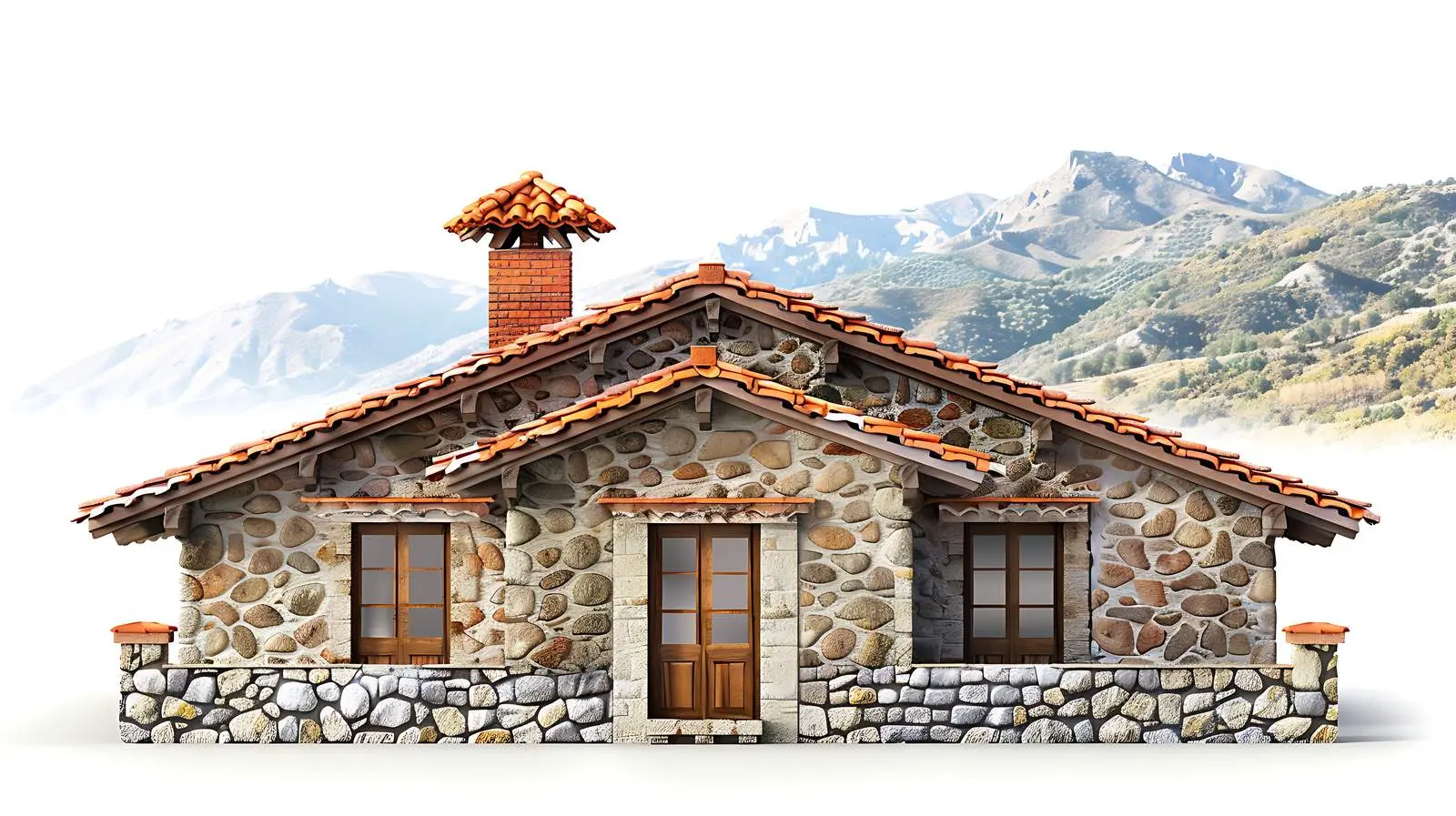 Rustic Italian Architecture of Historic Europe – free fresco image from Dotvec