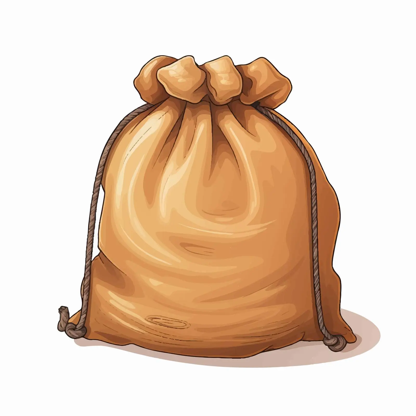 Sack Vector Illustration on White Background — free download from Dotvec