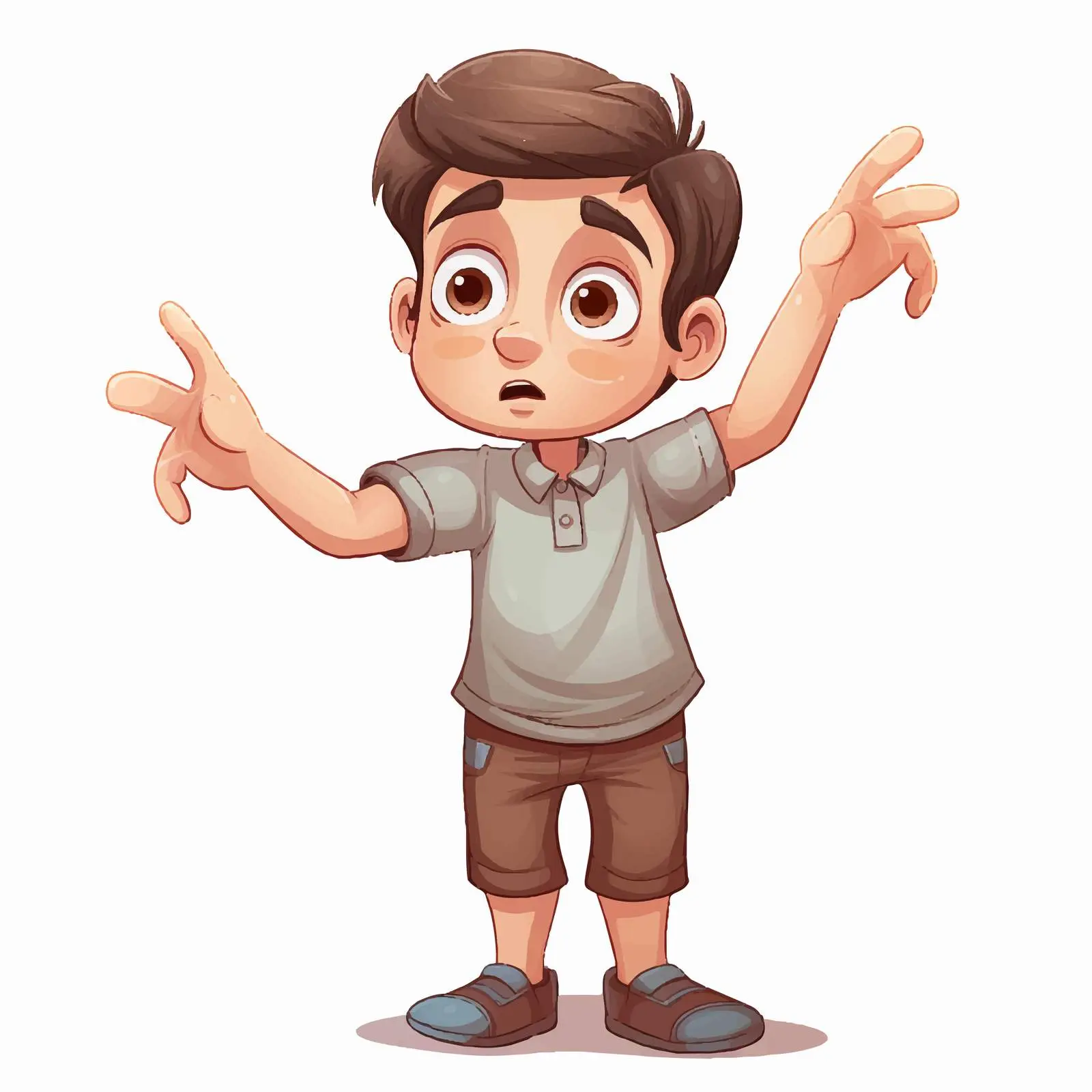 Sad Boy Surrounded by Pointing Fingers Vector — free download from Dotvec