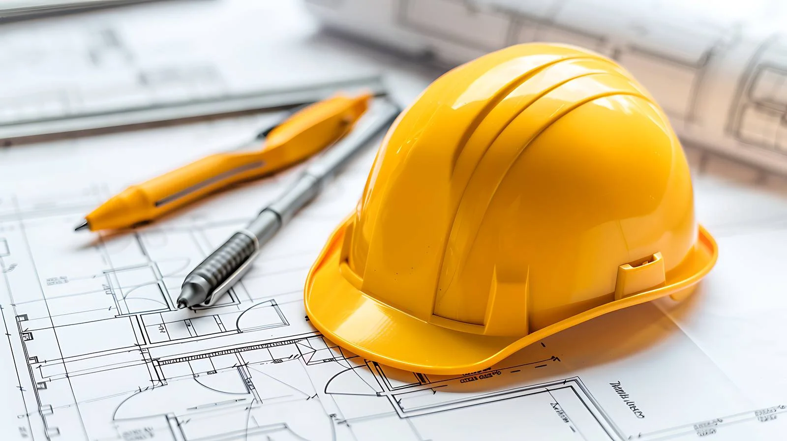 Professional Engineer with Safety Gear Sketching — free download from Dotvec