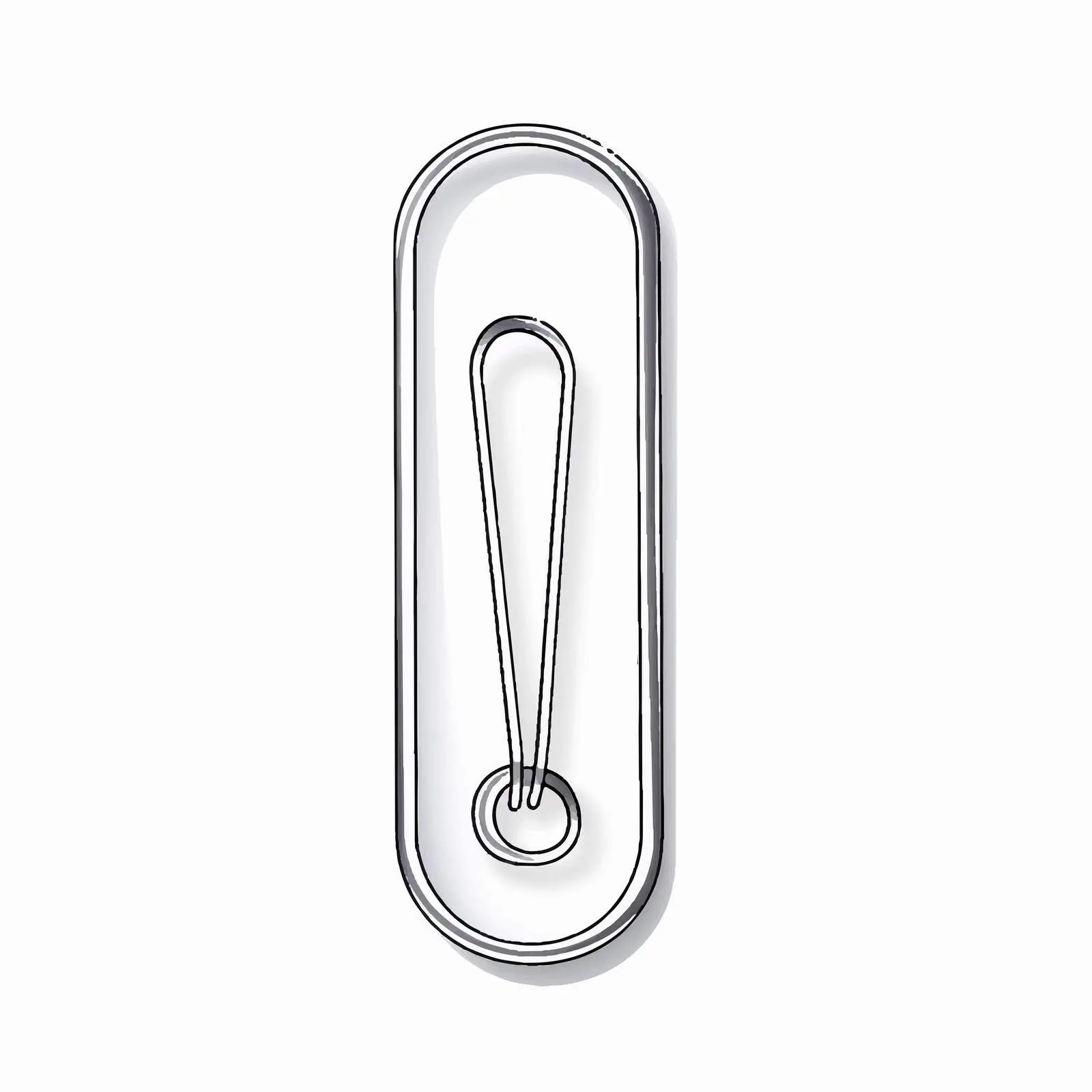 Line Vector Illustration of Safety Pin — free download from Dotvec